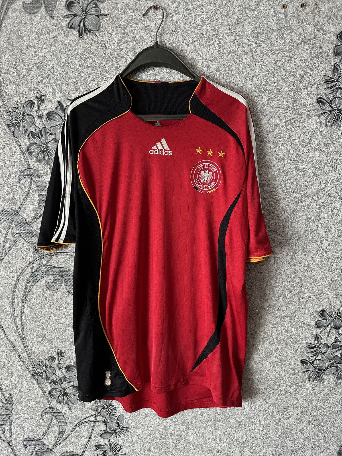 Adidas GERMANY 2006 2008 AWAY FOOTBALL SHIRT SOCCER JERSEY ADIDAS Size US XL / EU 56 / 4 - 1 Thumbnail