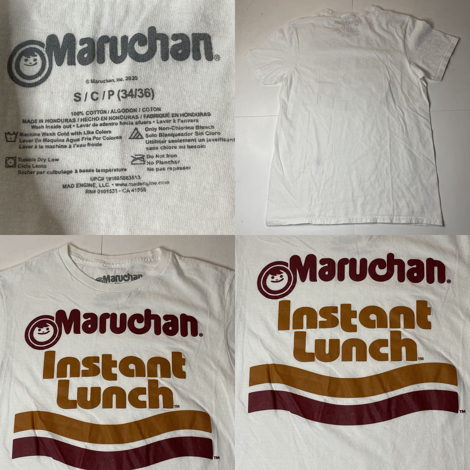 Vintage MARUCHAN Ramen Noodle Instant Lunch Logo T-Shirt White Womens Size SM Size S / US 4 / IT 40 - 8 Thumbnail