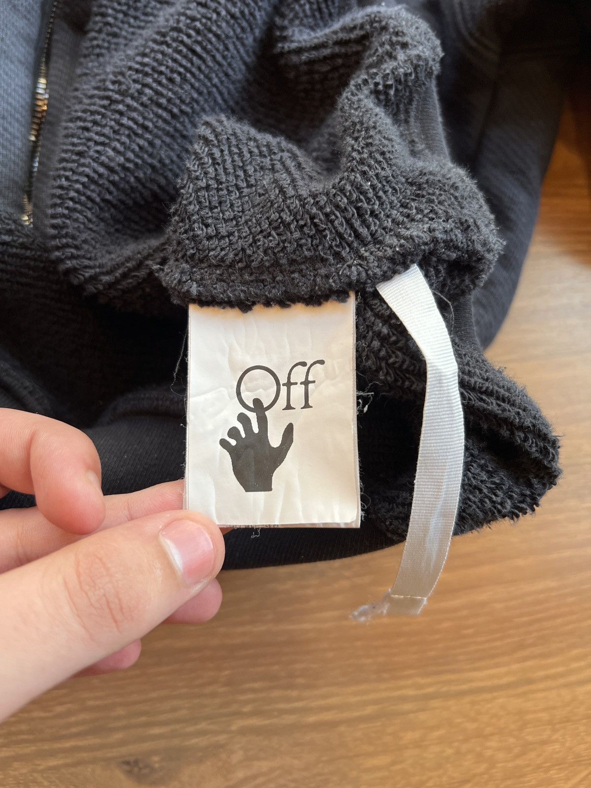 Off-White Rare Off White Numbered Puzzle Arrows Zipped Hoodie (Black) Size US S / EU 44-46 / 1 - 11 Thumbnail