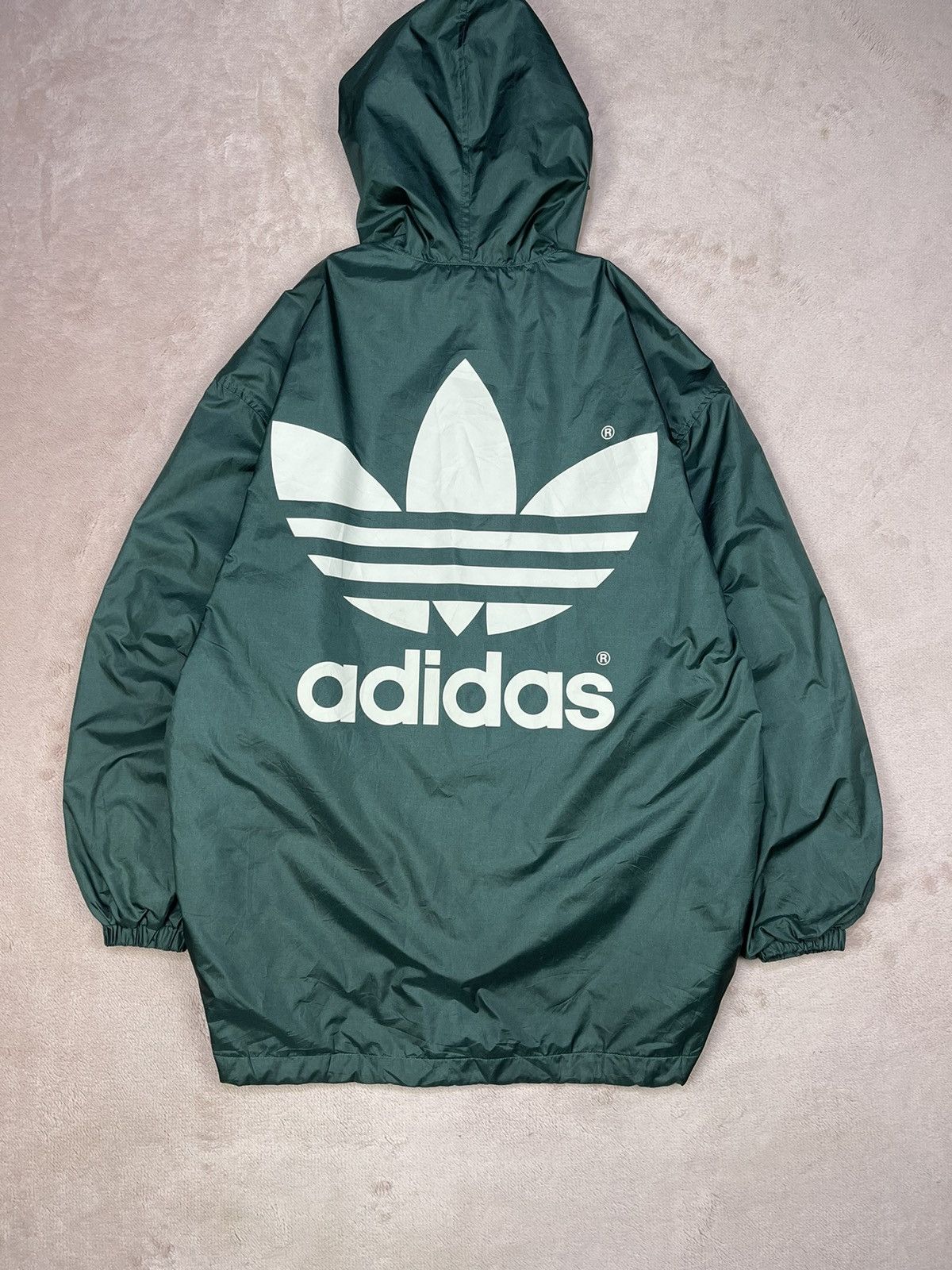 Adidas Vintage 90s ADIDAS BIG LOGO Coach Jacket Size US L / EU 52-54 / 3 - 1 Thumbnail