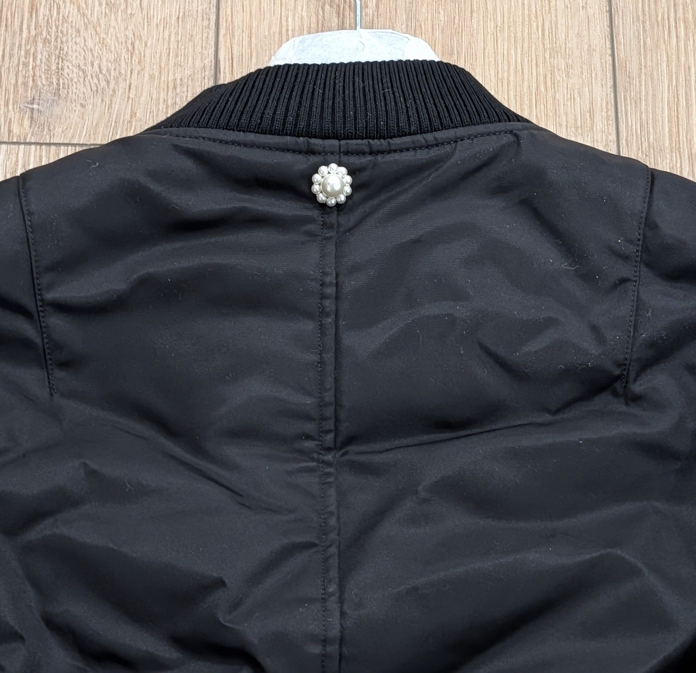Simone Rocha SIMONE ROCHA Oversized Pocket Satin Bomber Jacket Black L Size US L / EU 52-54 / 3 - 6 Thumbnail