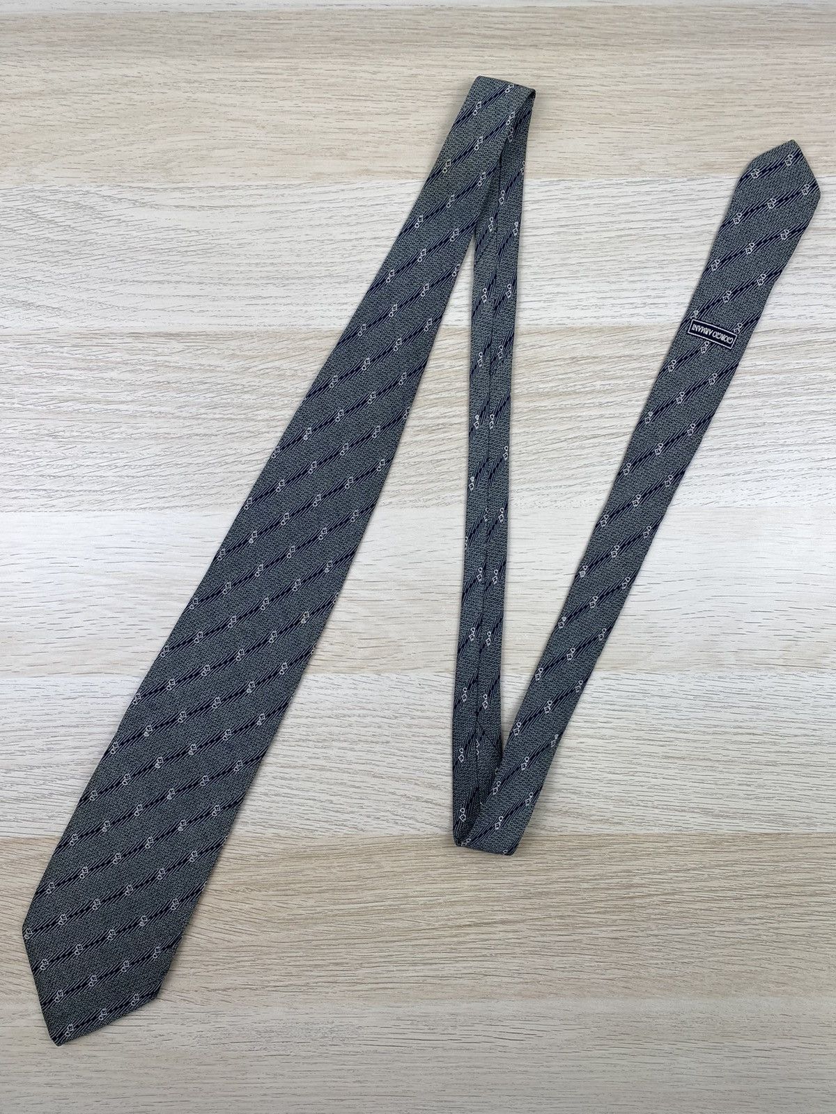 Armani Collezioni Giorgio Armani x Armani Collezioni Silk Tie T37 Size ONE SIZE - 2 Thumbnail