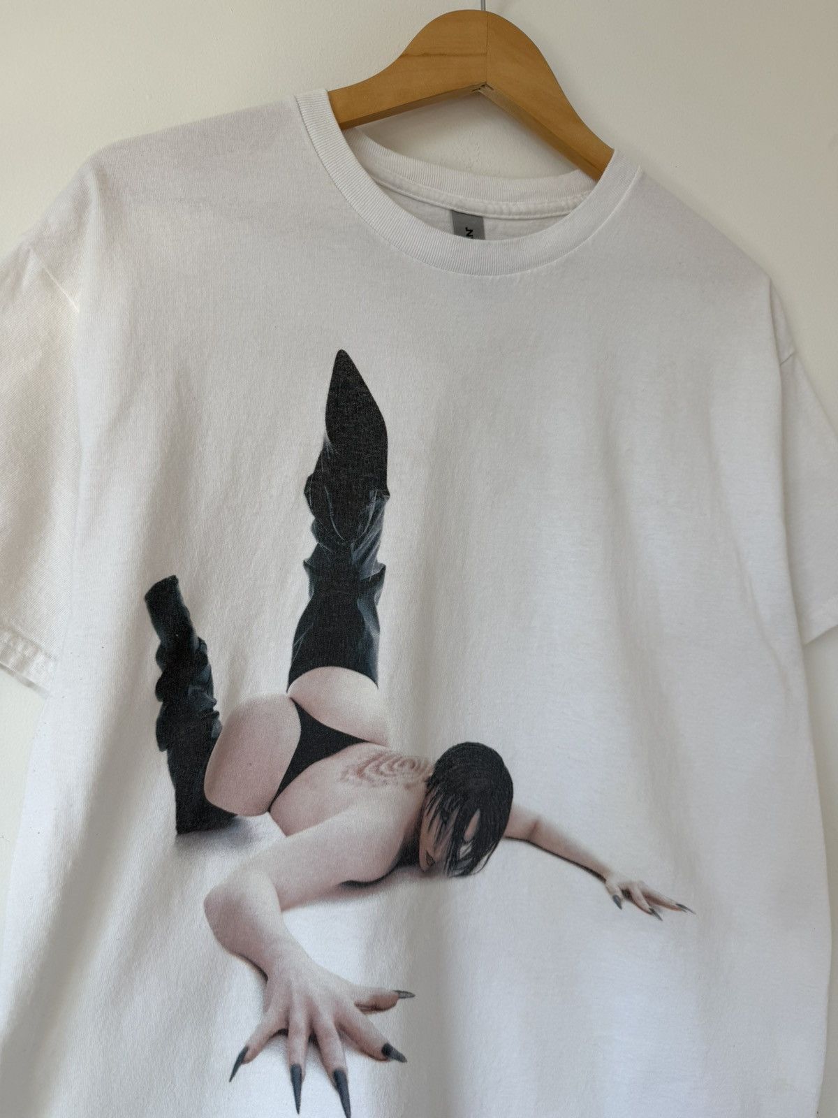 Other Cyber Fetish Graphic Tee / Gothic Pin-Up Tee Size L Size US L / EU 52-54 / 3 - 5 Thumbnail
