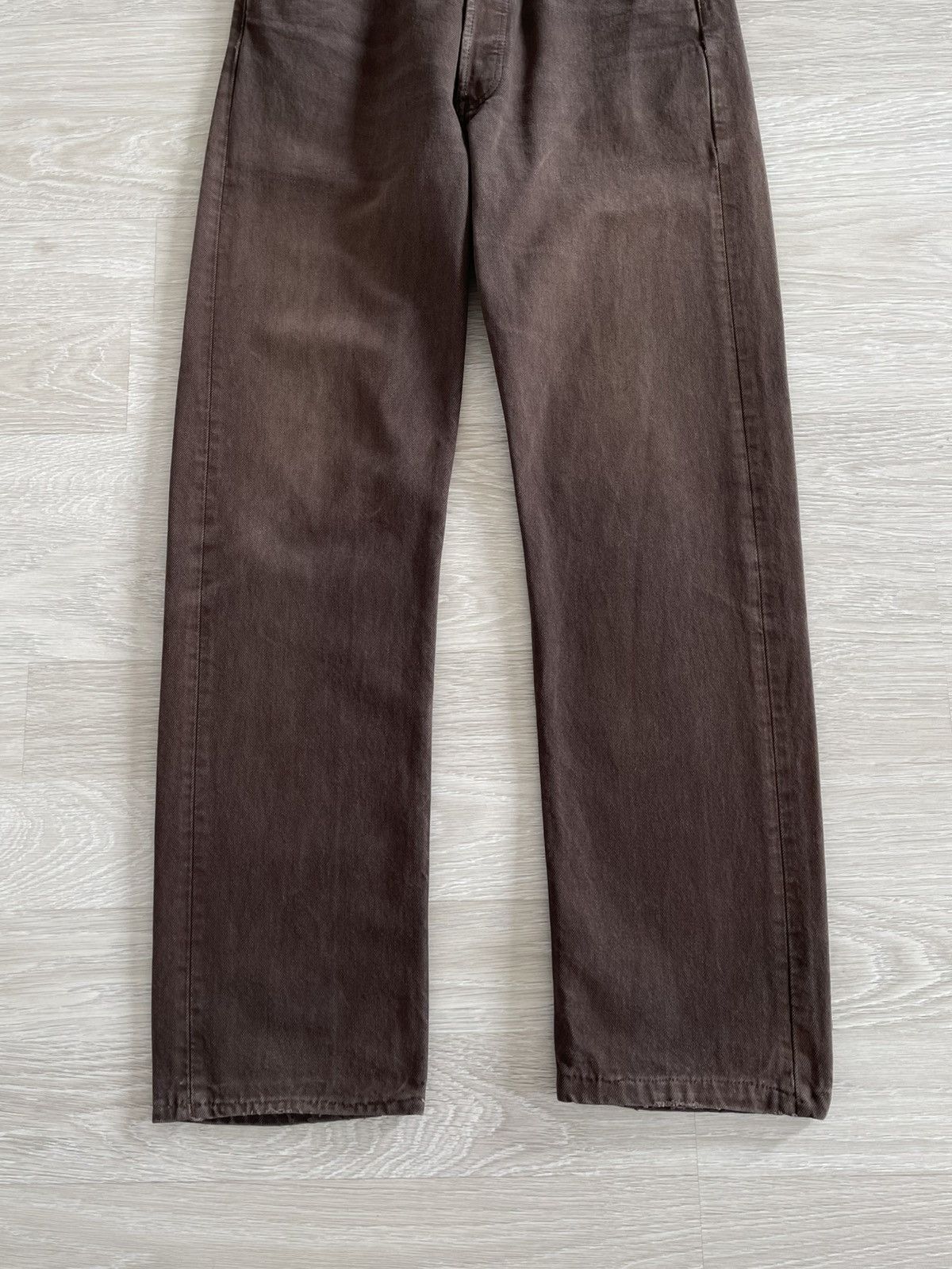 Levi's 90's Vintage Levi's 501 Faded Brown Rare Denim Jeans 32x30 Size US 32 / EU 48 - 4 Thumbnail