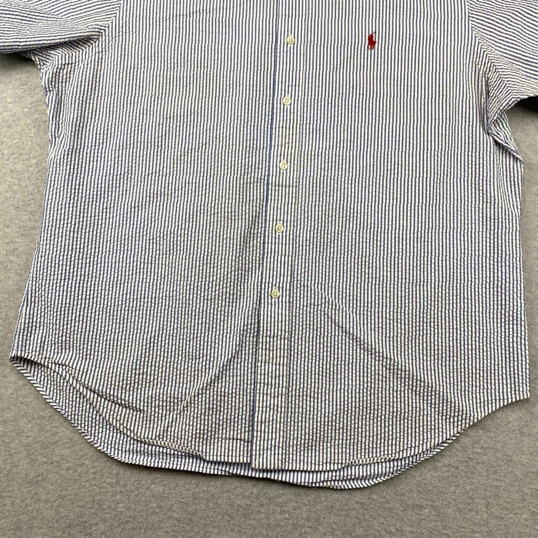 Ralph Lauren Ralph Lauren Button-Down Shirt Mens XL Striped Classic Fit Seersucker Multicolor Casual Size US XL / EU 56 / 4 - 3 Thumbnail