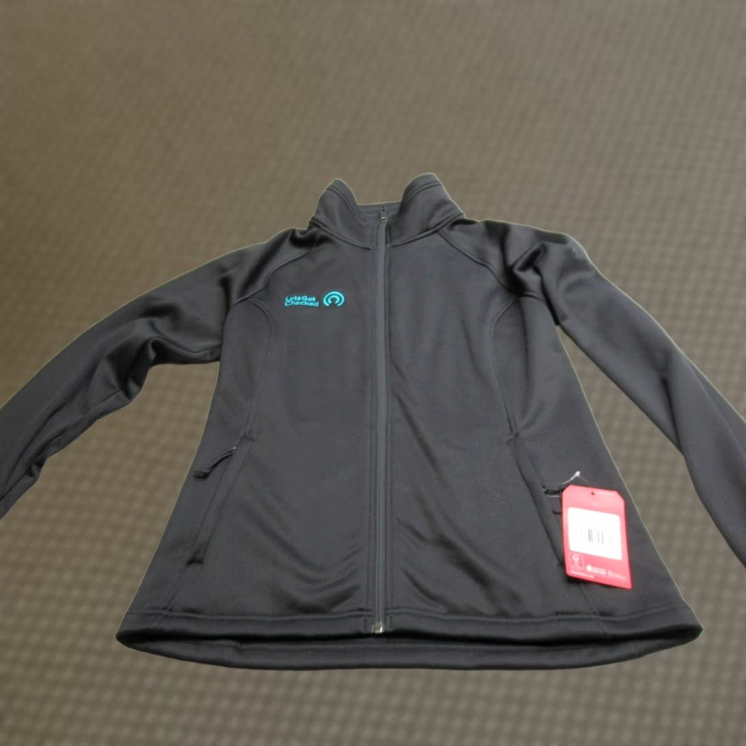 The North Face The North Face Canyon Flats Jacket Womens Large Black Full Zip Pockets LOGO NEW Size L / US 10 / IT 46 - 1 Thumbnail