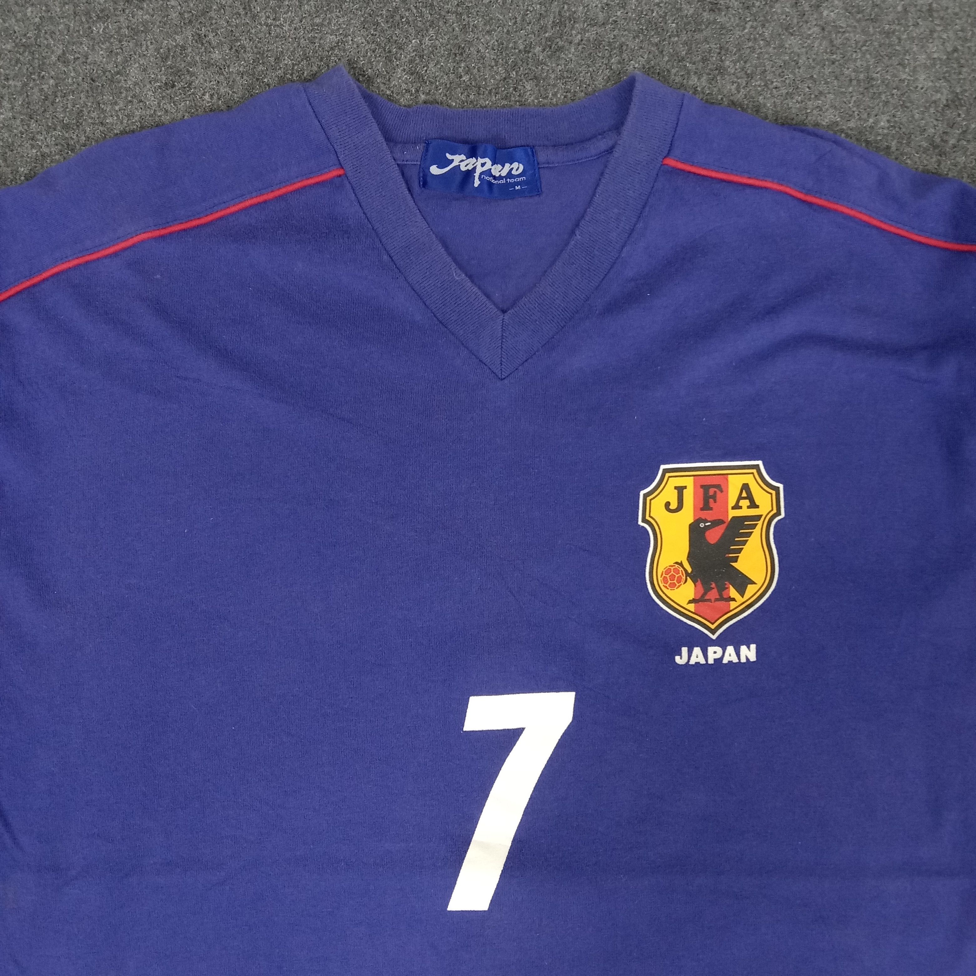 Japanese Brand × Vintage Japan Soccer Team Pro Player Nakata 7 Tshirt Size US L / EU 52-54 / 3 - 2 Thumbnail