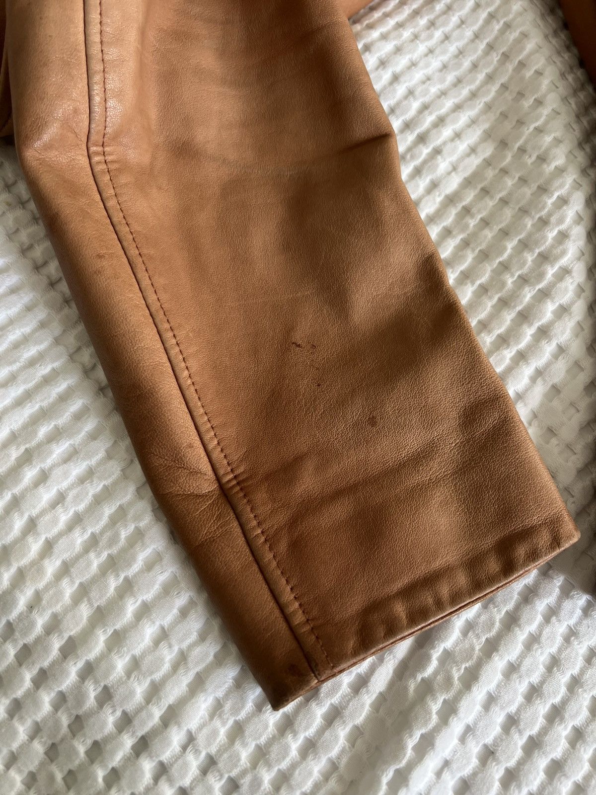 Acne Studios Acne Studios Leather Swift Jacket Size M / US 6-8 / IT 42-44 - 18 Thumbnail