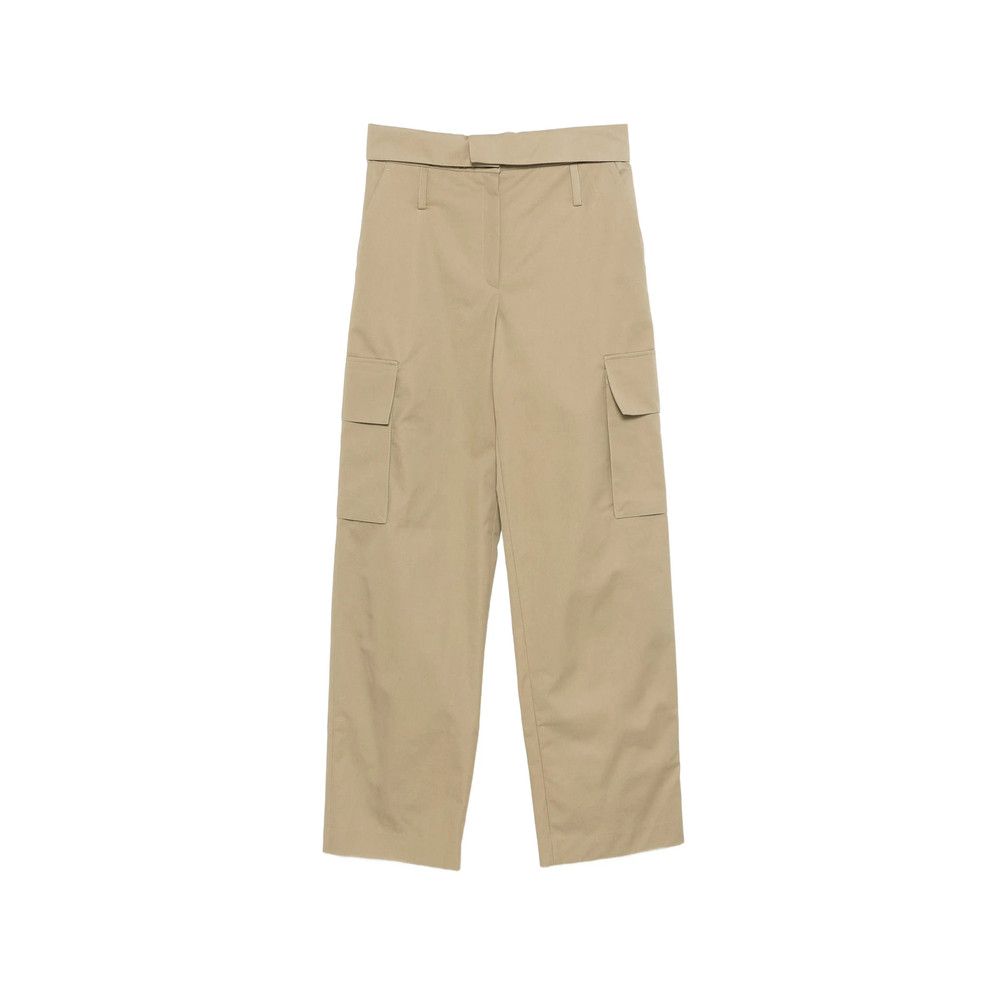 Iro Iro GREEN Trousers - Straight Trousers Size 34" / US 12 / IT 48 - 1 Thumbnail