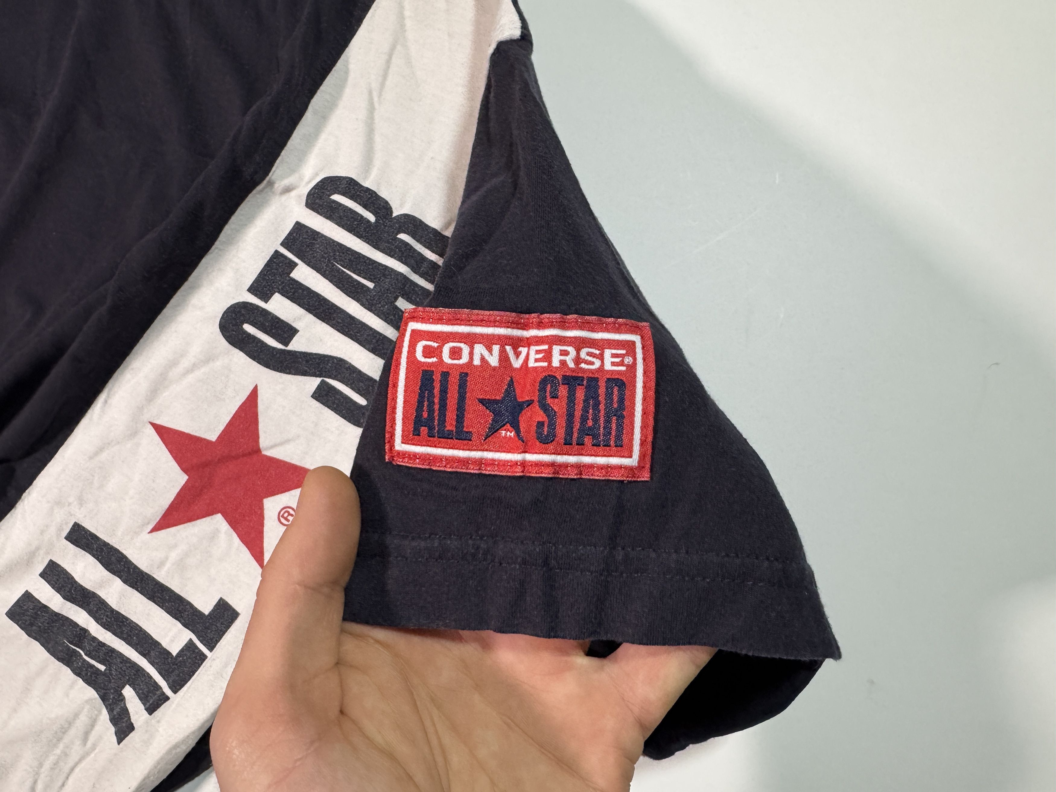 Converse Vintage Converse All Stars T-shirt Shoes Company Blue Tee XL Size US XL / EU 56 / 4 - 4 Thumbnail