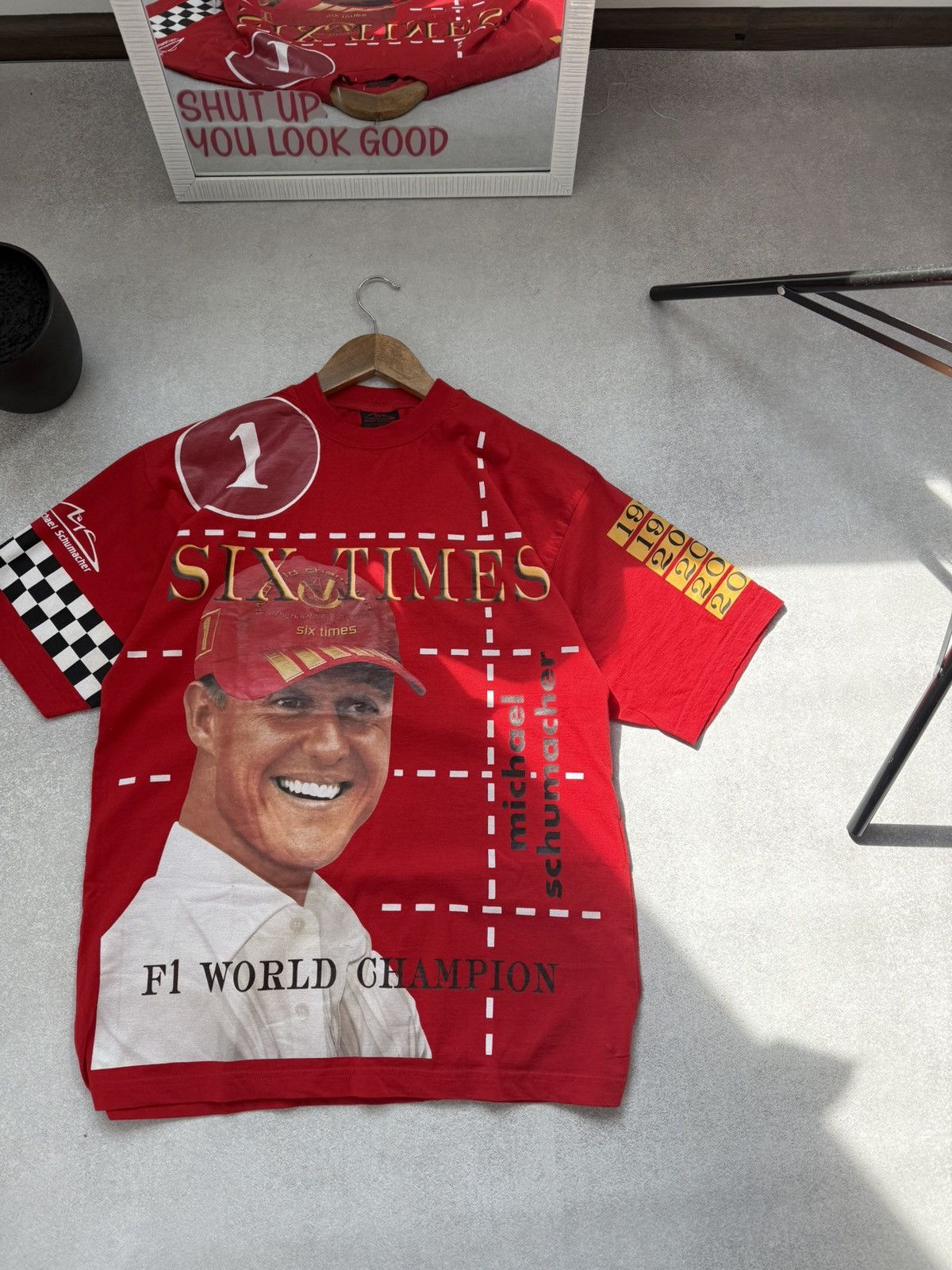 Ferrari Vintage Michael Schumacher Ferrari World Champion F1 T-Shirt Size US M / EU 48-50 / 2 - 4 Thumbnail