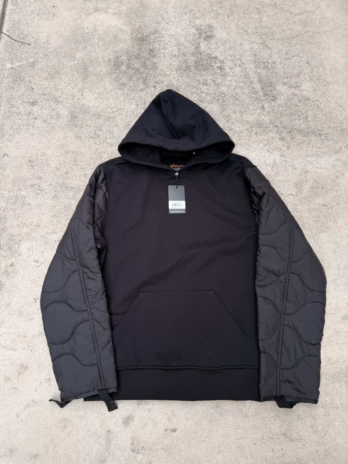 Alpha Industries Alpha Industries ALS/92 Liner hoodie in black size large NWT Size US L / EU 52-54 / 3 - 1 Thumbnail