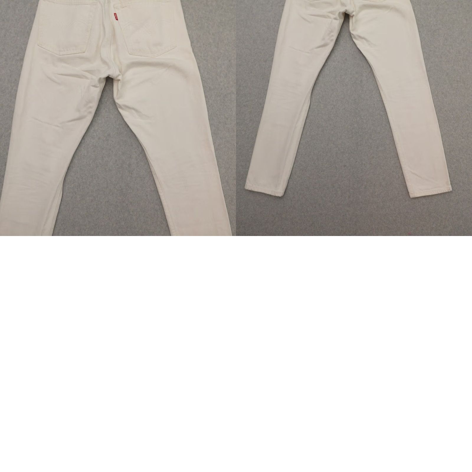 Levi's Levi's Premium 501 Jeans Womens 24 (24X28) White Cotton Denim 90s Size 42" / US 20 - 10 Thumbnail