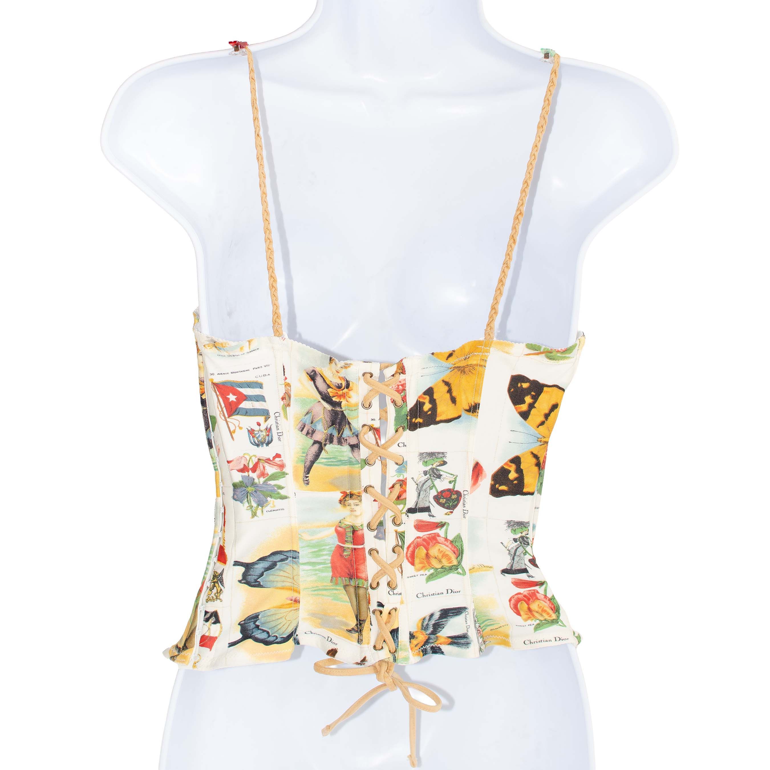 Dior Christian Dior Galliano 2002 Vintage Bustier top Size M / US 6-8 / IT 42-44 - 2 Thumbnail