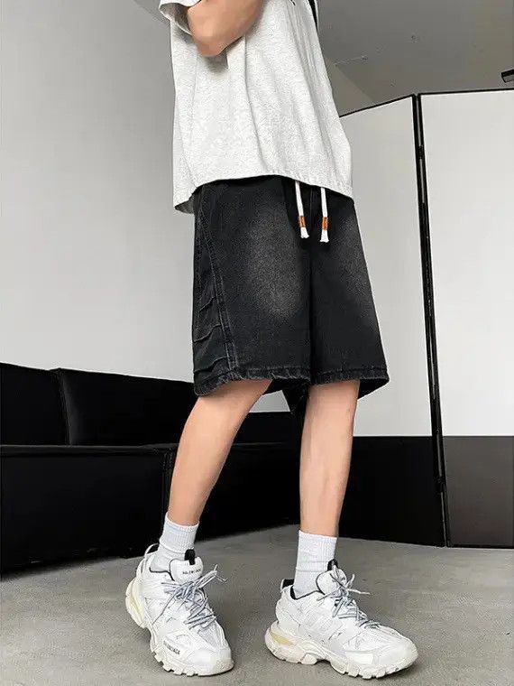 Japanese Brand Loose casual denim shorts Size US 32 / EU 48 - 4 Thumbnail