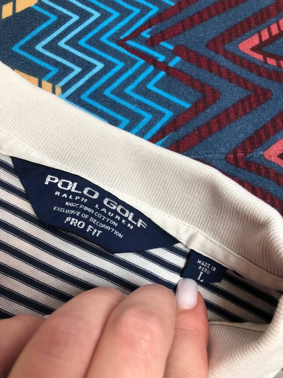 Polo Ralph Lauren Polo Ralph Lauren Striped Polo T-shirt Size US L / EU 52-54 / 3 - 2 Thumbnail