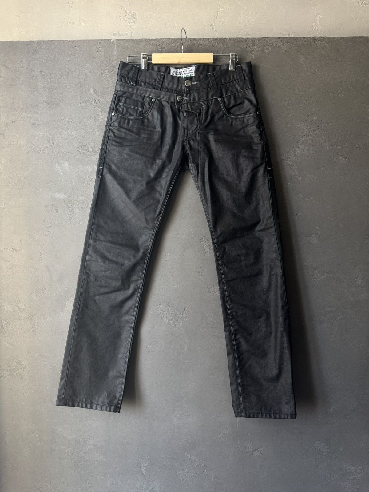 Other Sixth June x Y2K Waxed Jeans Size US 31 - 1 Thumbnail