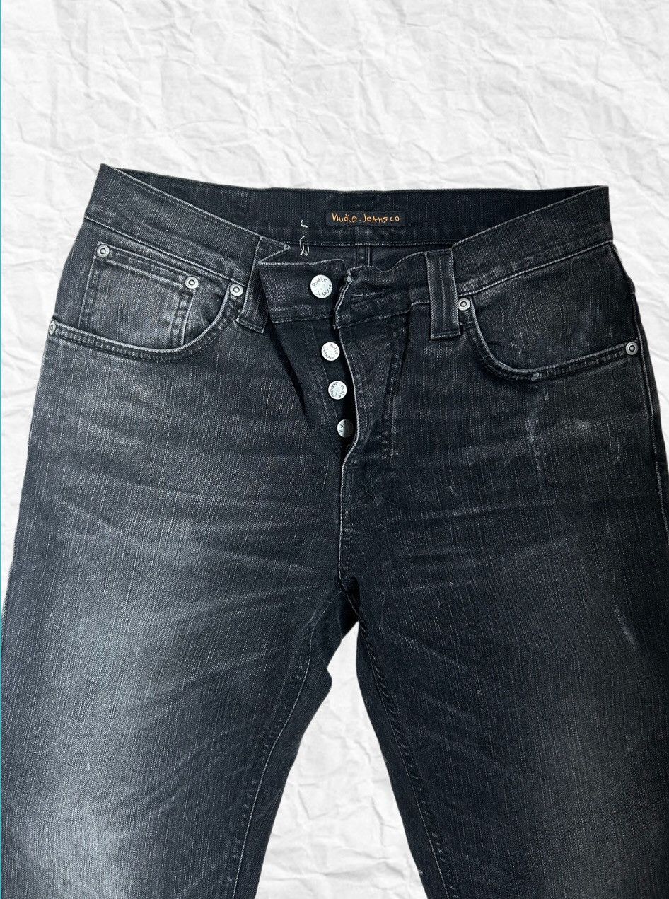 Nudie Jeans Nudie Jeans Co Organic Black Wash Denim Size US 31 - 2 Thumbnail