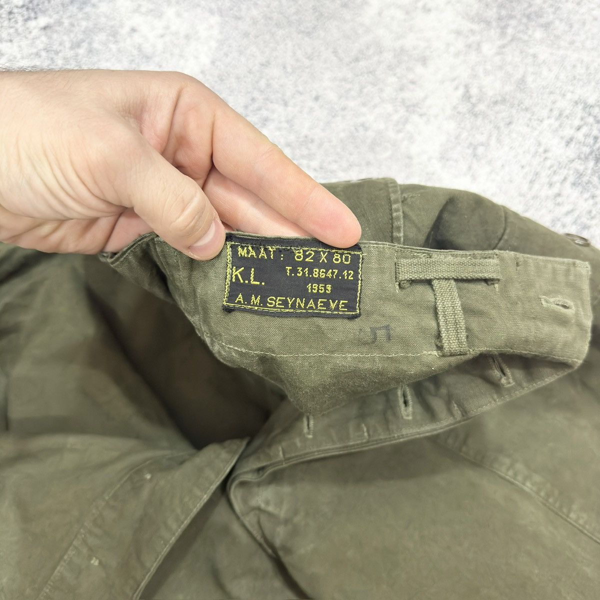 Vintage Vintage Army Military 1950s Pants 32 size Size US 32 / EU 48 - 9 Thumbnail