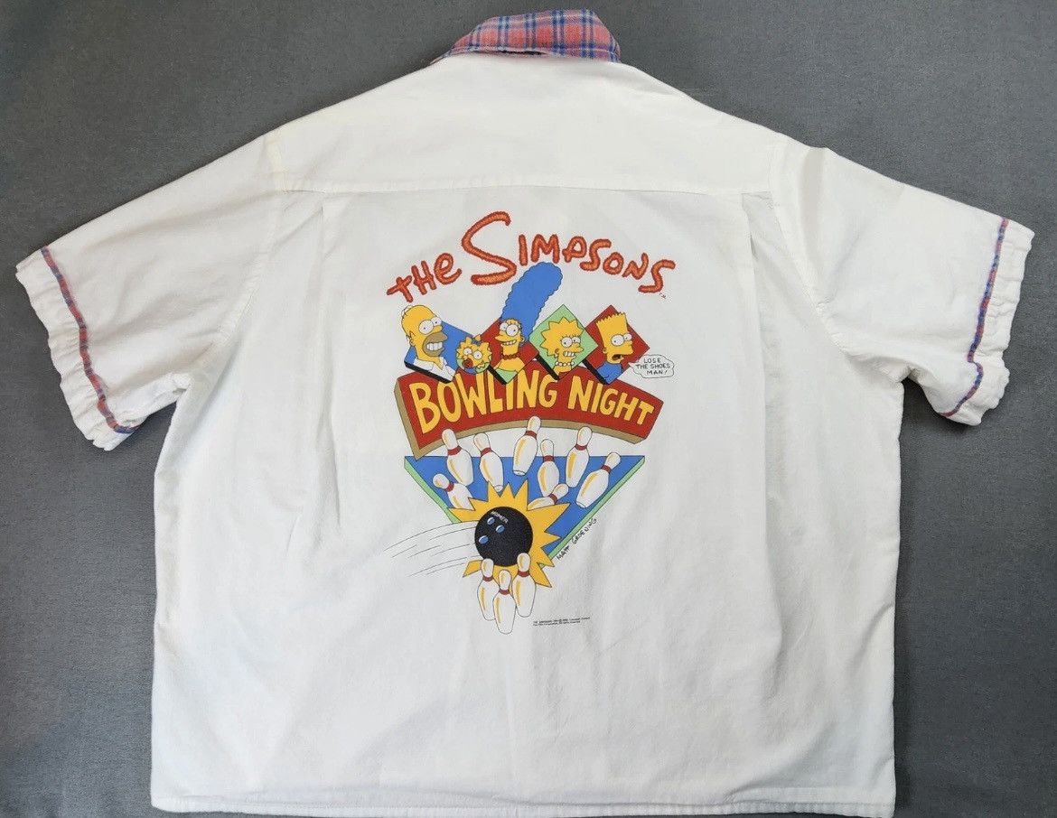 The Simpsons × Vintage The Simpsons Bowling Stanley Desantis Size US XXL / EU 58 / 5 - 1 Thumbnail