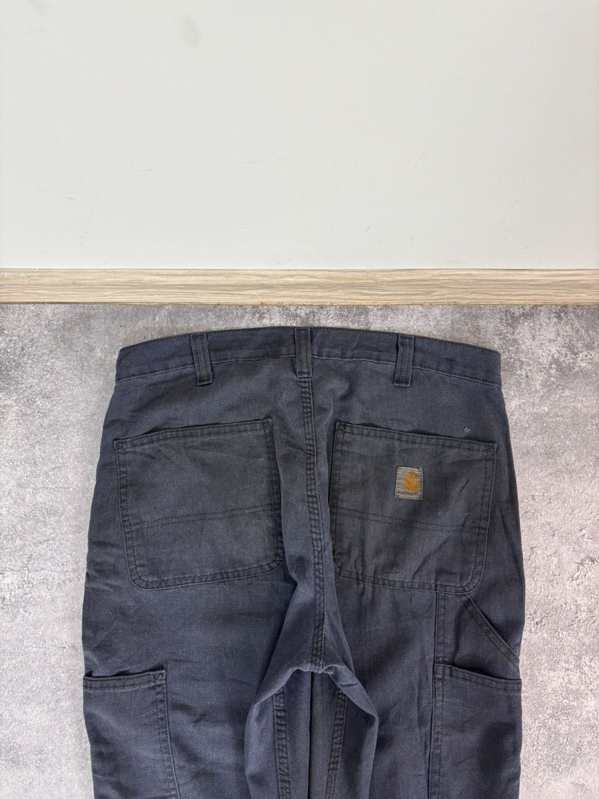 Carhartt Carhartt Men’s Navy Blue Carpenter Pants Dungaree Fit Size US 32 / EU 48 - 6 Thumbnail