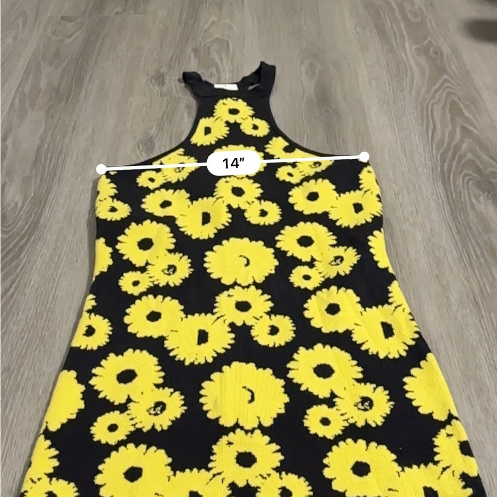 Urban Outfitters Urban Outfitters Charlie Sunflower Floral Halter Dress Size S / US 4 / IT 40 - 10 Thumbnail