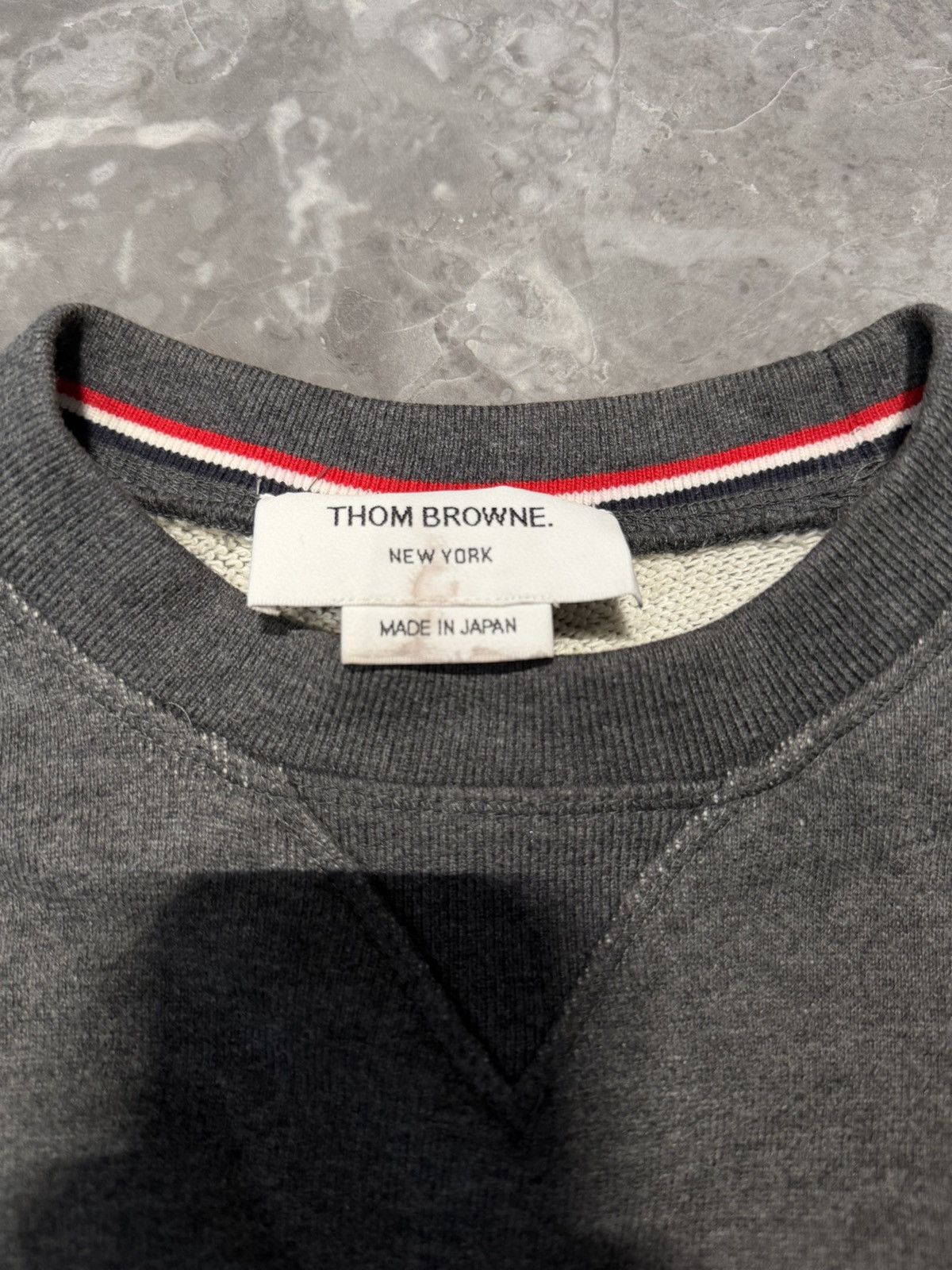 Thom Browne Thom Browne Classic Loopback 4-Bar Sweatshirt Size US XS / EU 42 / 0 - 5 Thumbnail