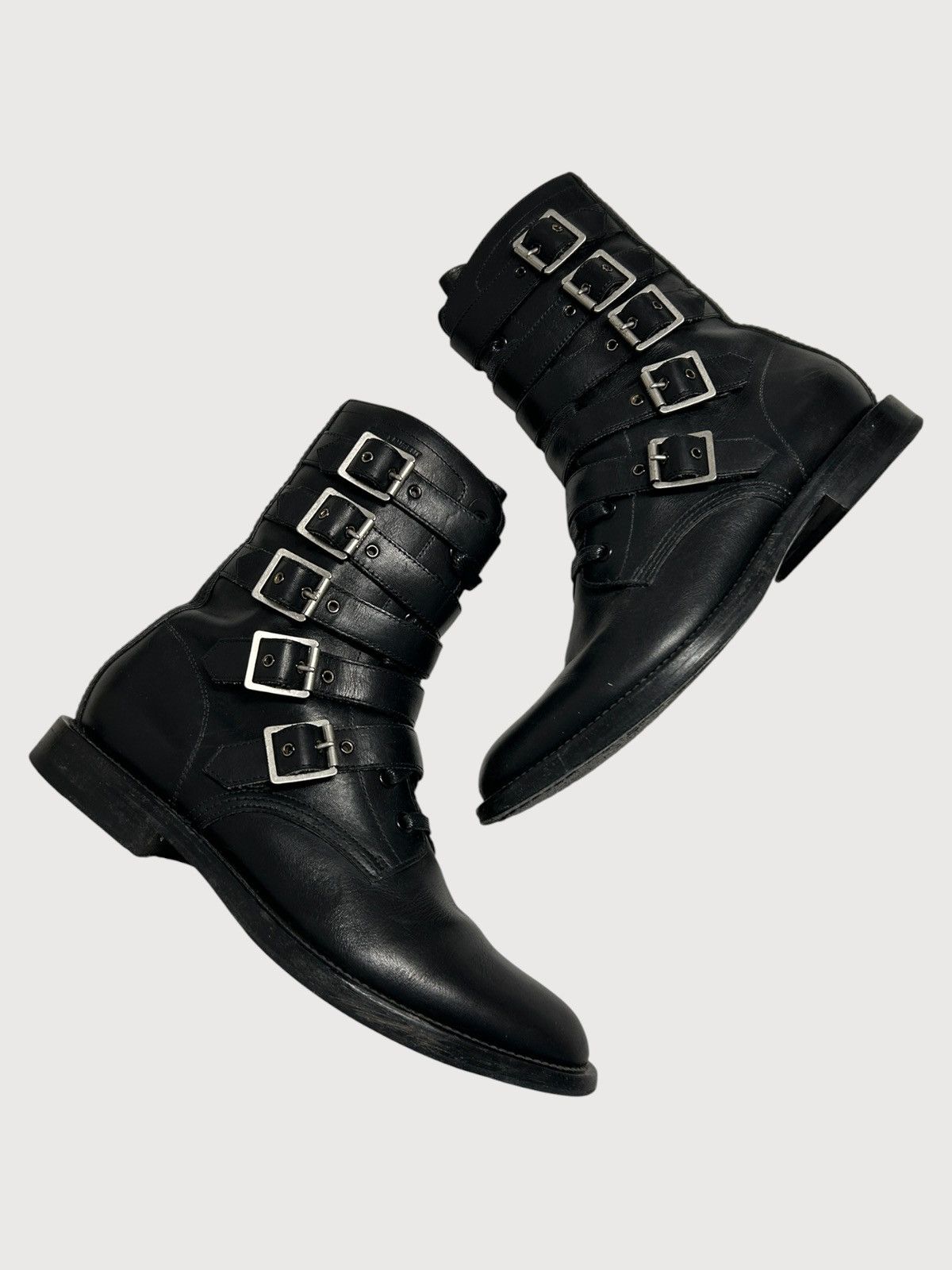 Saint Laurent Paris FW2013 Bondage Ranger Boot Size US 8 / EU 41 - 3 Thumbnail