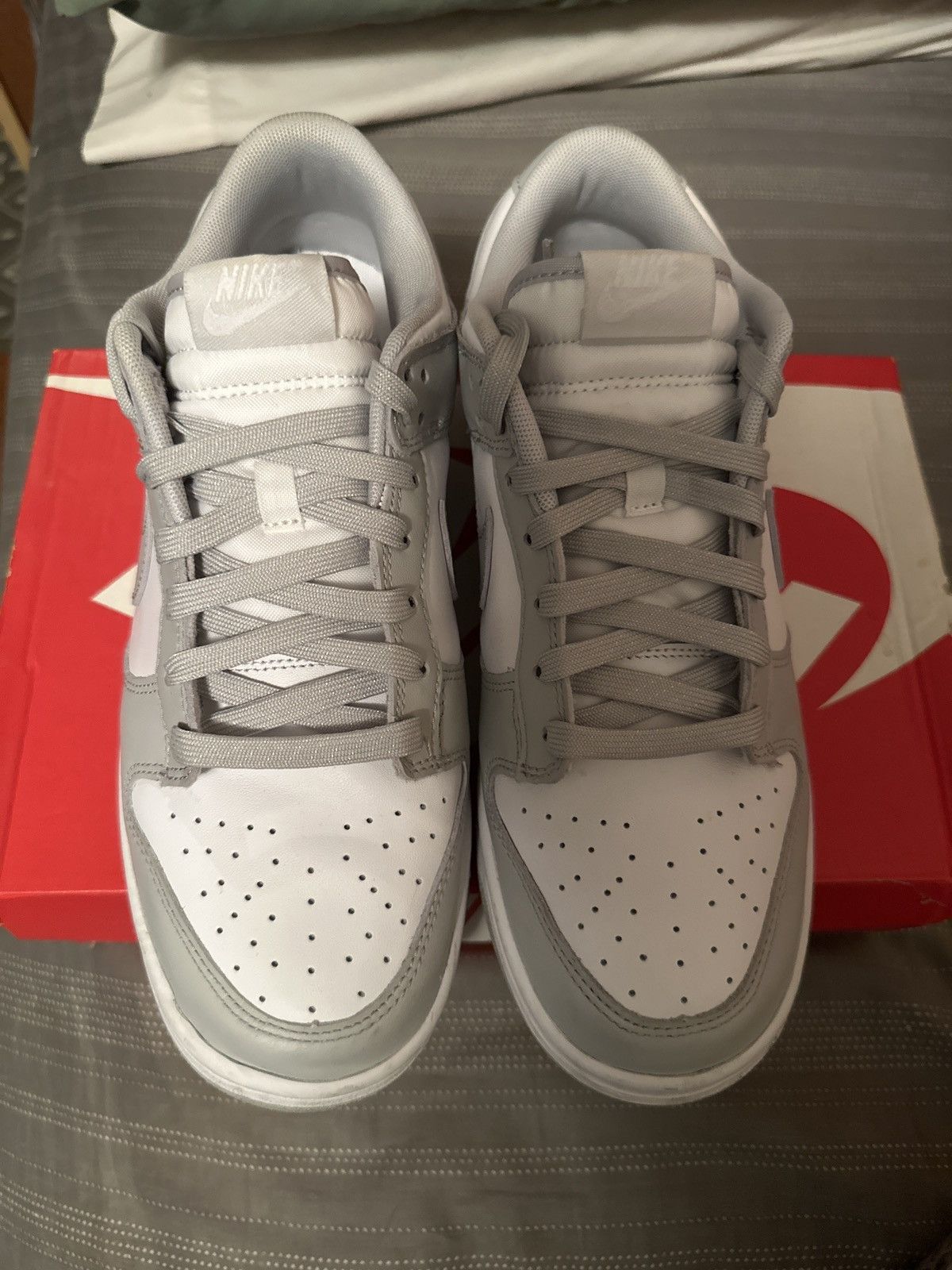 Nike NIKE DUNK LOW RETRO “GREY FOG” Sz 9 Size US 9 / EU 42 - 2 Thumbnail