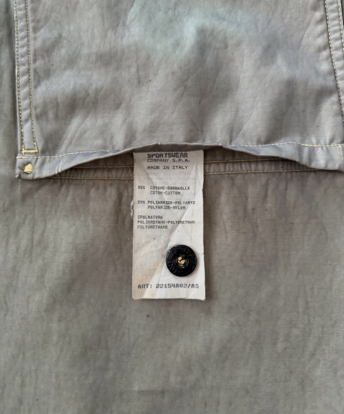 Stone Island Archive Vintage Stone island Tela Stella Spalmatura Jacket Size US XXL / EU 58 / 5 - 9 Thumbnail