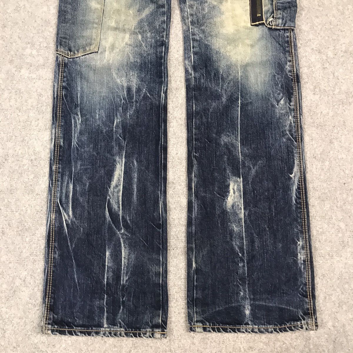 Japanese Brand BAGGY JEANS BLUE WAY JAPAN DENIM PANTS Size US 32 / EU 48 - 3 Thumbnail