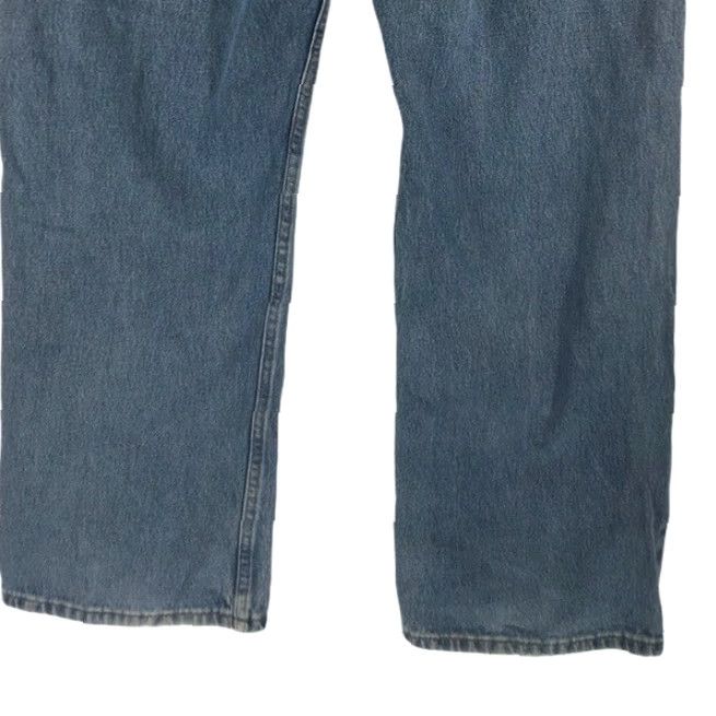 Vintage Mens Denim Jeans Straight Leg 5-Pocket High Rise Relaxed Fit Blue 38 Regular Inseam 32in Men's Cotton Vintage? No — Brand Unbranded Size US 38 / EU 54 - 5 Thumbnail