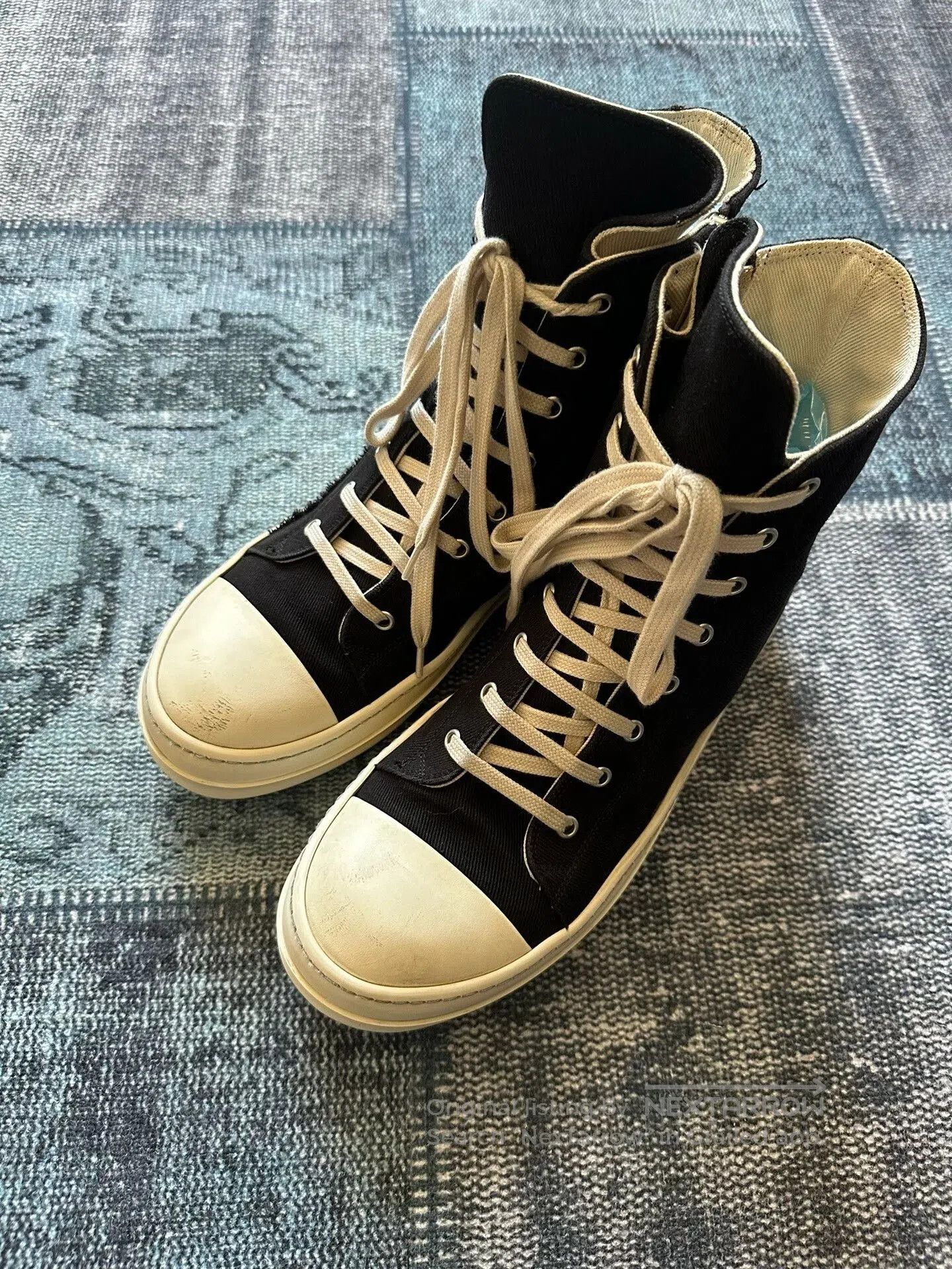 Rick Owens Rick Owens Distressed Mismatched Converse. Size US 9 / EU 42 - 4 Thumbnail