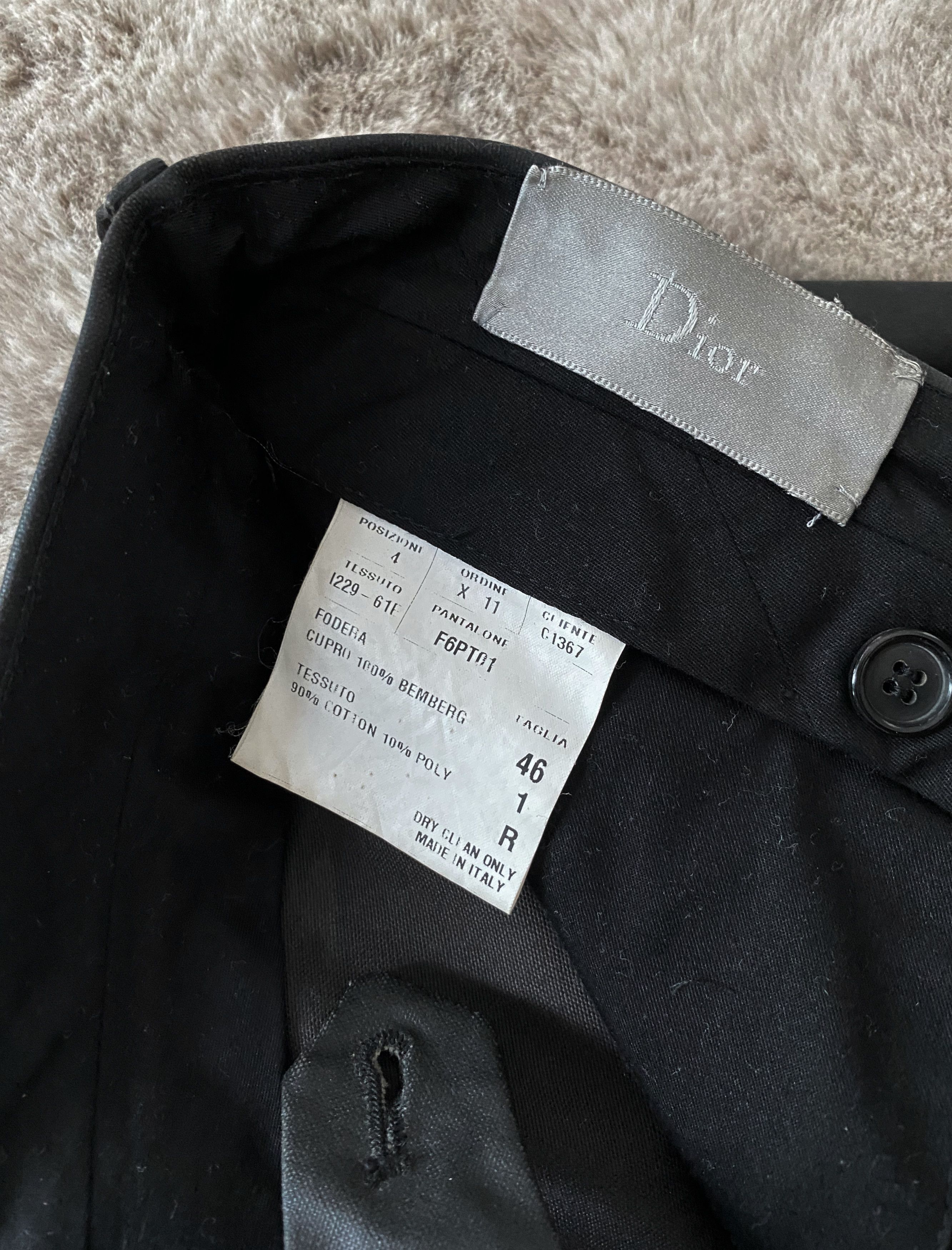 Dior Dior Homme Waxed Leather Like Pants Hedi Slimane Era Size US 30 / EU 46 - 4 Thumbnail