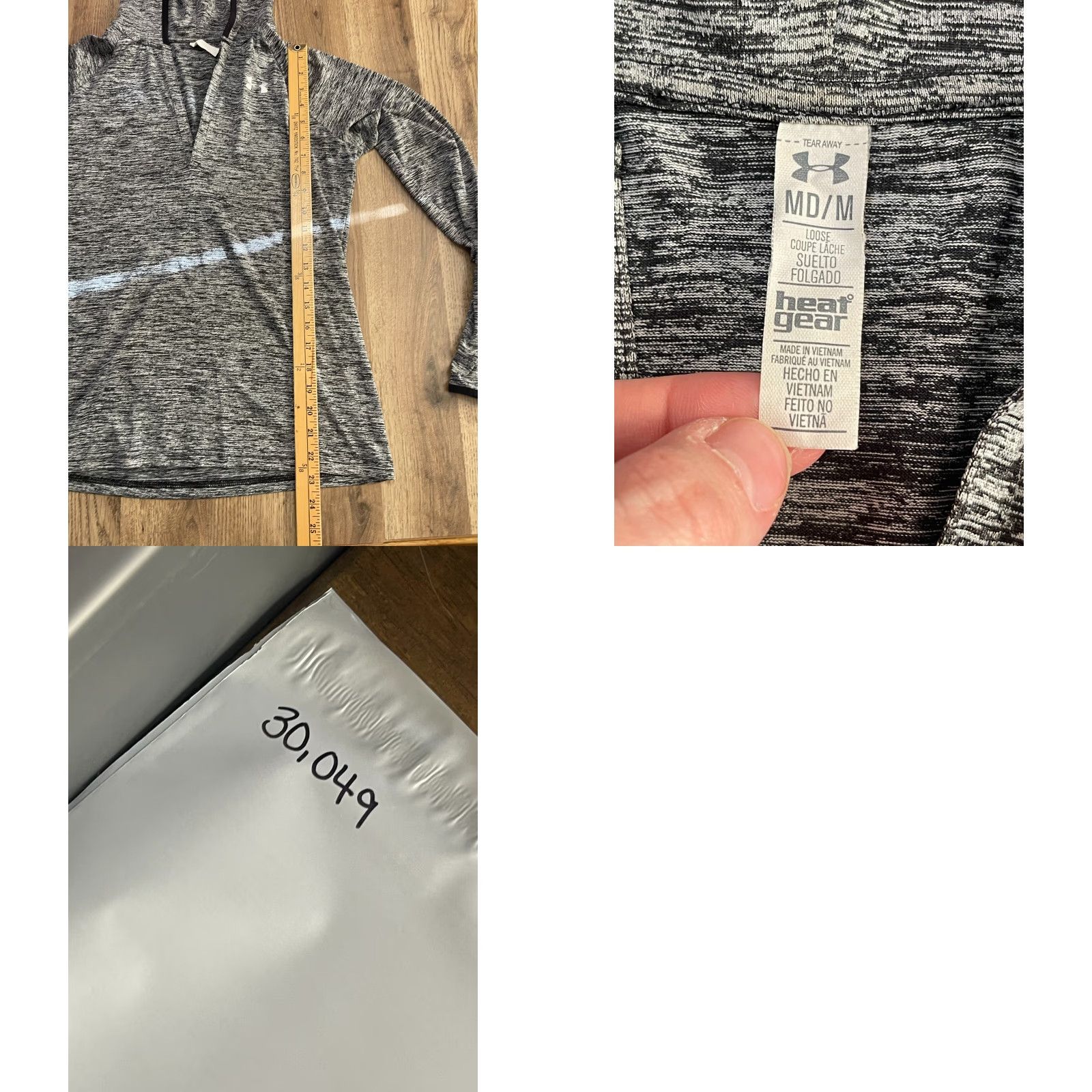 Under Armour Under armour Hoodie Women M Gray Pullover Heat Gear Casual Modern Pullover Size M / US 6-8 / IT 42-44 - 8 Thumbnail