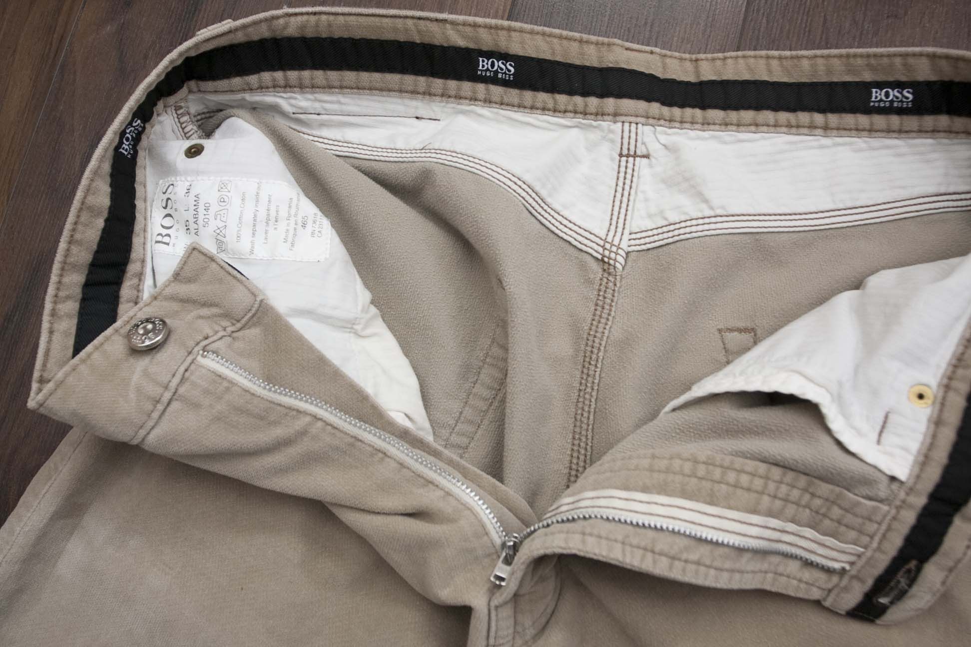 Hugo Boss Hugo Boss Pants Alabama Cotton Size 33x28 Pale Brown Size US 33 - 7 Thumbnail