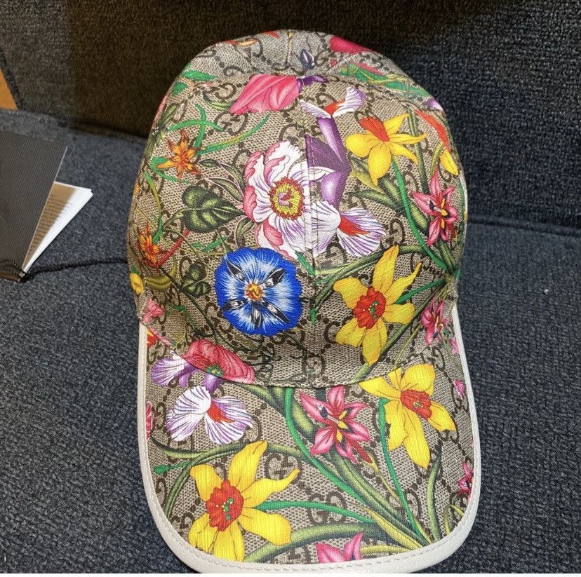 Gucci Baseball Cap GG floral Coated Hat size L Gucci Baseball Cap GG floral Coated Hat size L | eBay main image 2