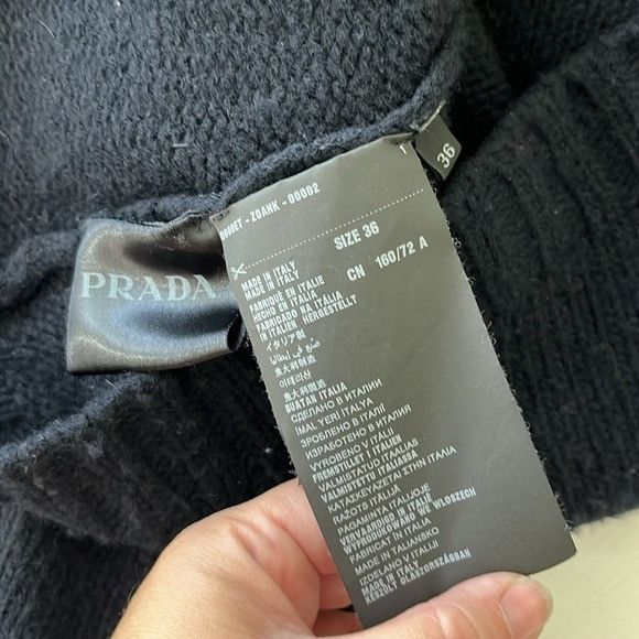 Prada Prada AW14 Wool Fox Fur Collar A Line Sweater Knit Cardigan Size XS / US 0-2 / IT 36-38 - 9 Thumbnail