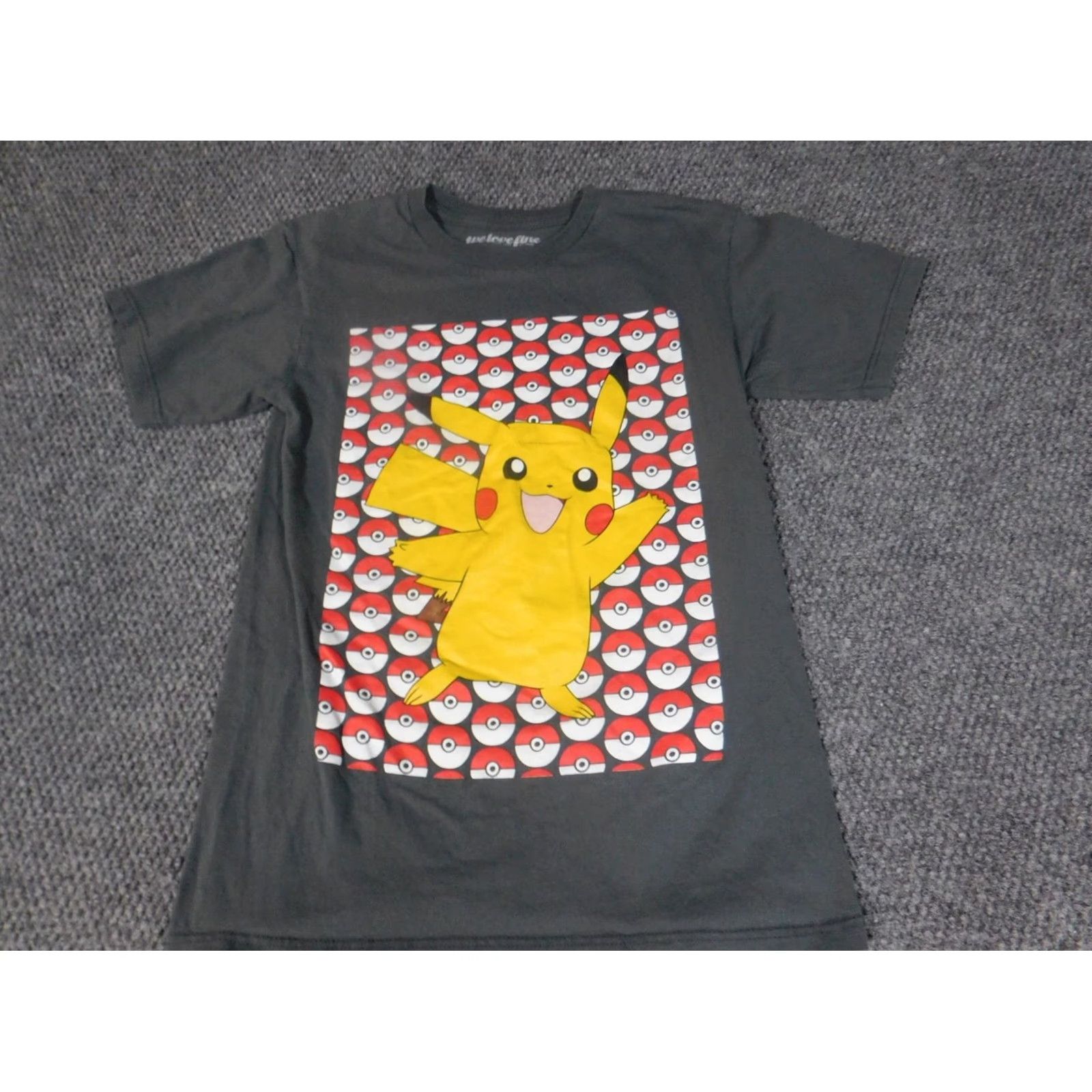 Vintage Pokemon Shirt Mens Medium Gray Pikachu Anime 90s Logo Crew Neck Short Sleeve Cotton Blend T-Shirt Size US M / EU 48-50 / 2 - 3 Thumbnail