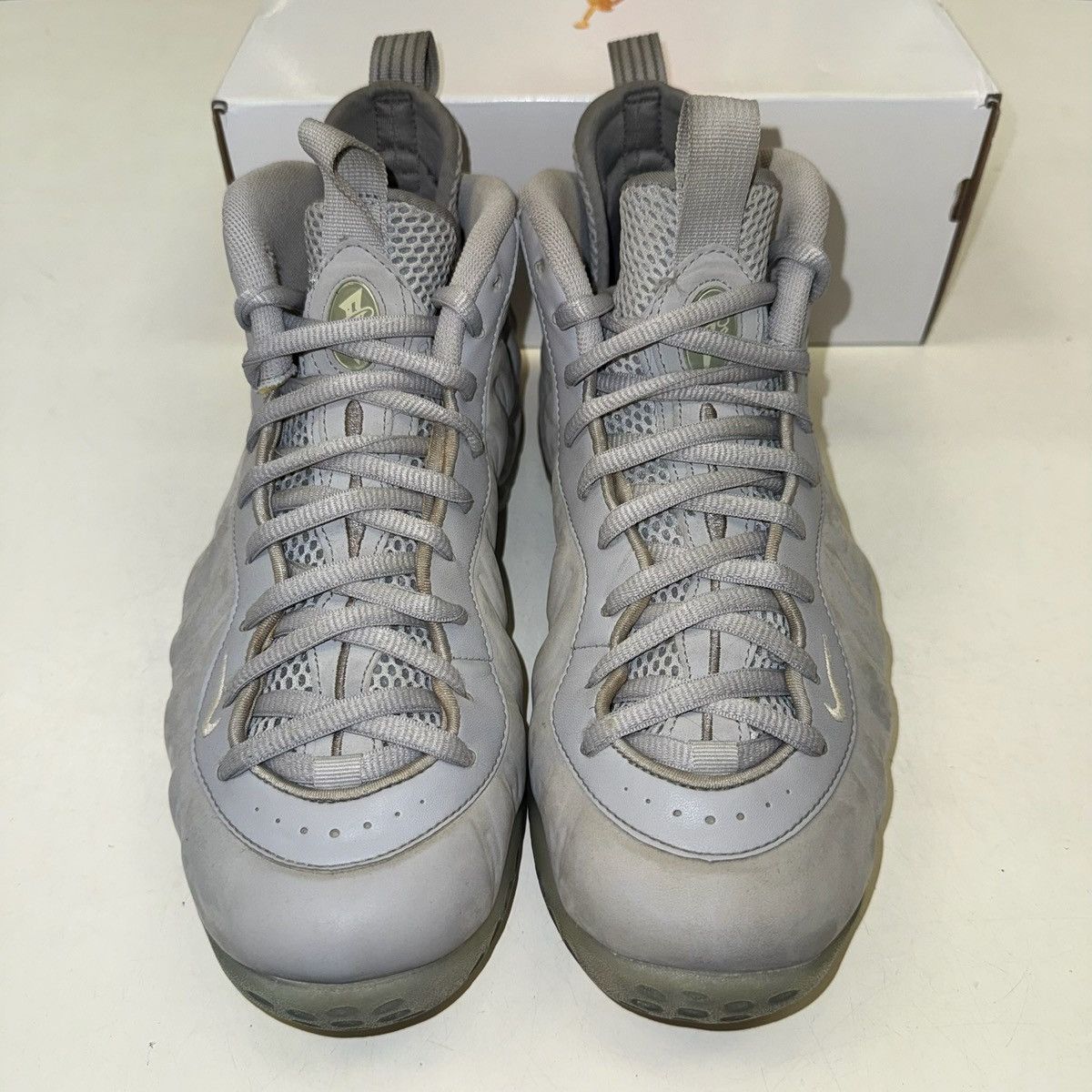 Nike Size 11 - Nike Air Foamposite One Wolf Grey 575420-007 Size US 11 / EU 44 - 4 Thumbnail