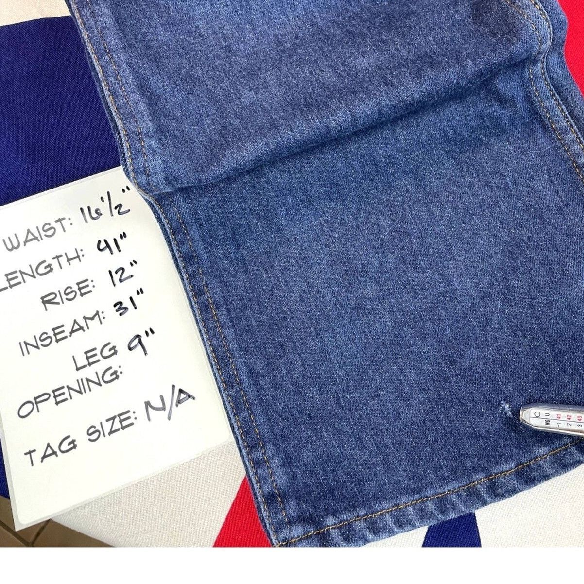 Levi's × Vintage 70s LEVI'S Orange Tab "Skosh More Room" Mens jeans 33x31 Size US 33 - 7 Thumbnail