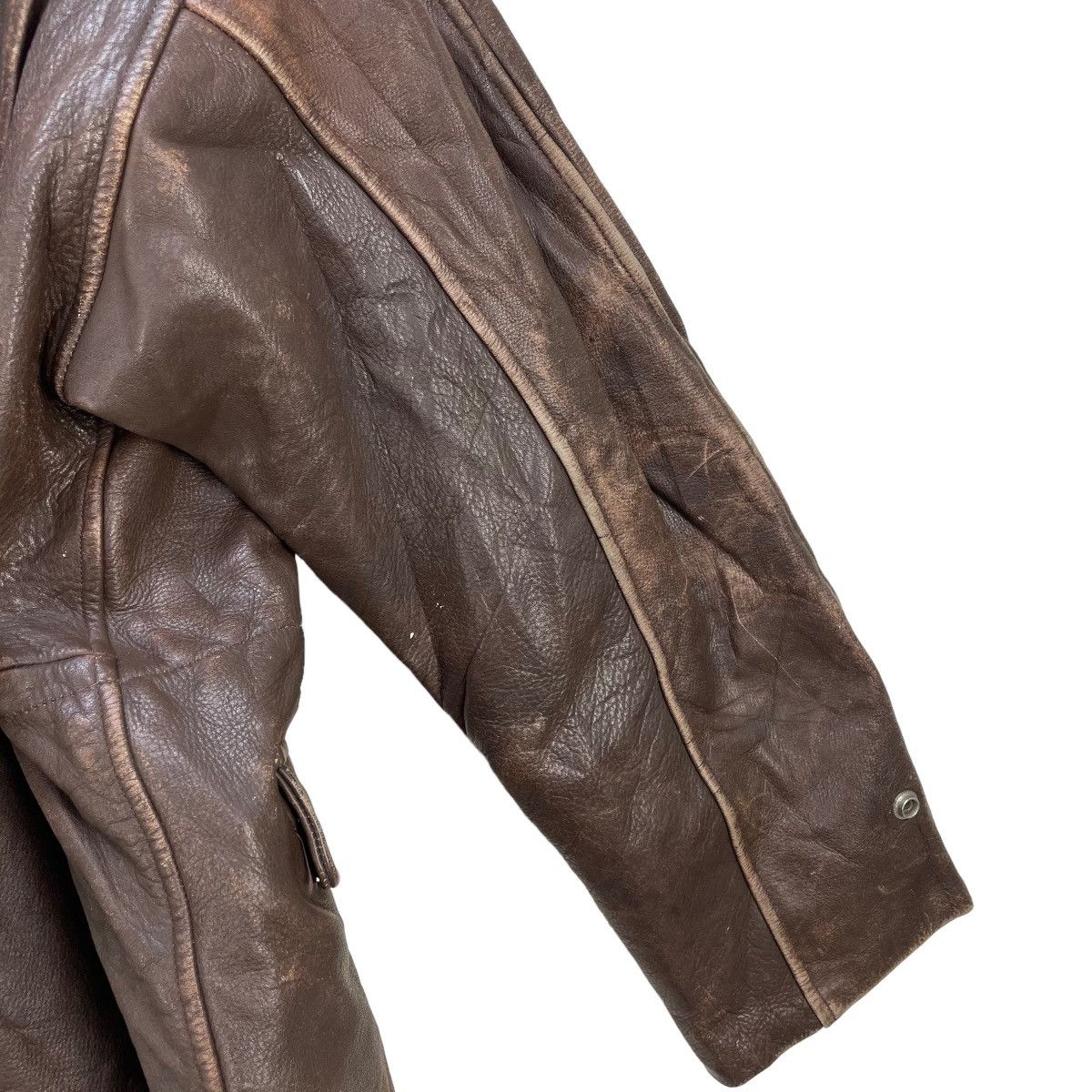 Andrew Marc Vintage 90s Genuine Cow Hide Leather Jacket Size US M / EU 48-50 / 2 - 8 Thumbnail