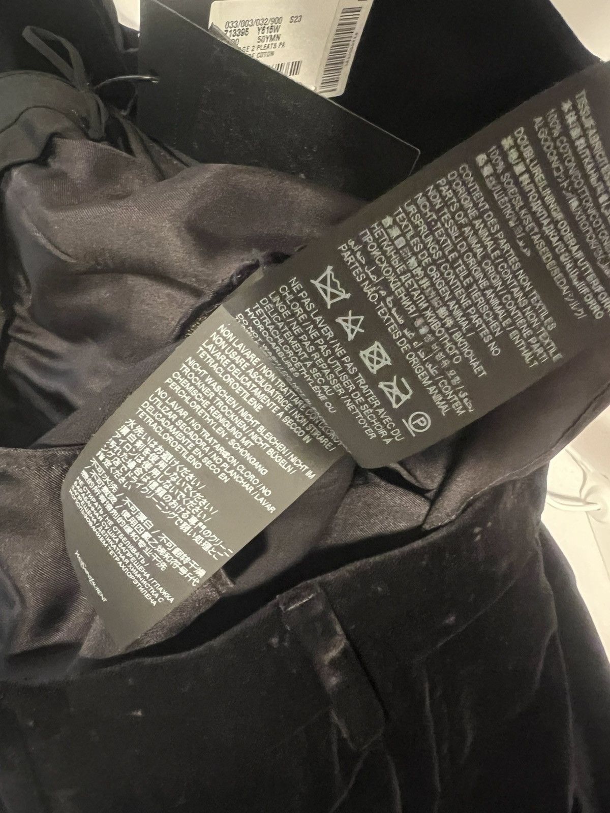 Saint Laurent Paris Saint Laurent velvet pants. 50/34 $1190 Size US 34 / EU 50 - 12 Thumbnail