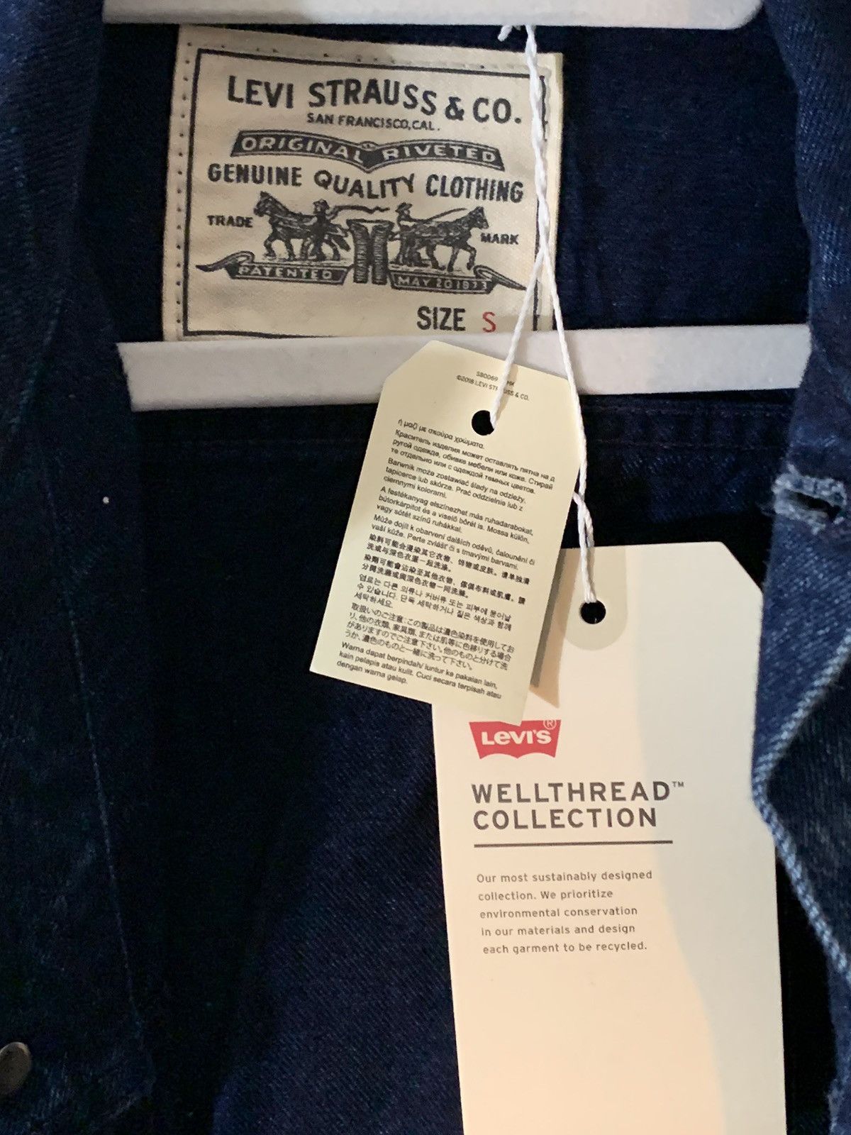 Levi's × Vintage Levi’s premium trucker jacket wellthread edition Size US S / EU 44-46 / 1 - 8 Thumbnail