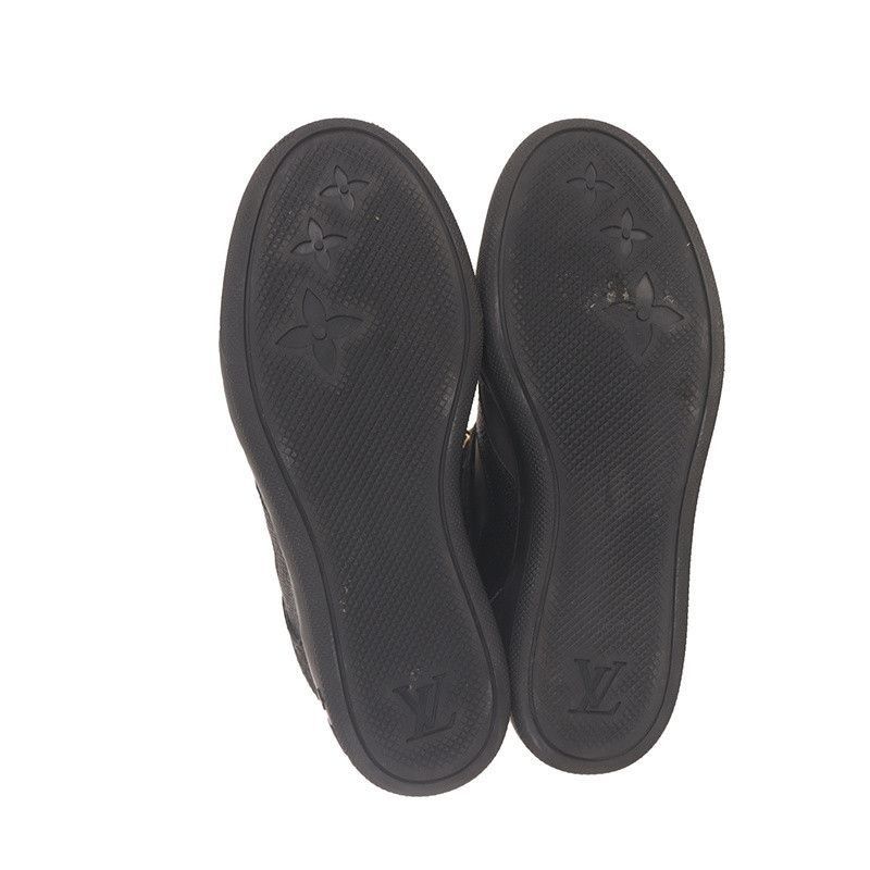 Louis Vuitton Louis Vuitton Black Suede High-Top Sneakers - Size US 6.5 / EU 39-40 - 5 Thumbnail