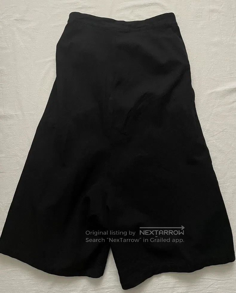 Comme des Garcons Comme Des Garcons size M Black crushed polyester skirt pan Size 24" / US 00 / IT 34 - 2 Thumbnail