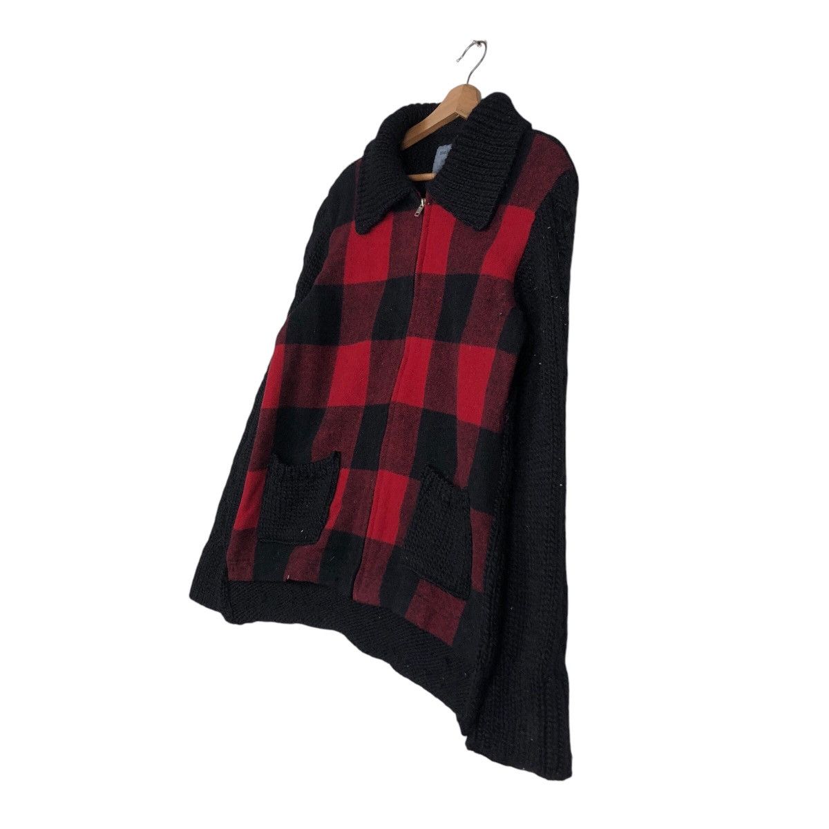 Japanese Brand Zipper Bomber Jacket DoubleShock Tartan Design Size US M / EU 48-50 / 2 - 3 Thumbnail