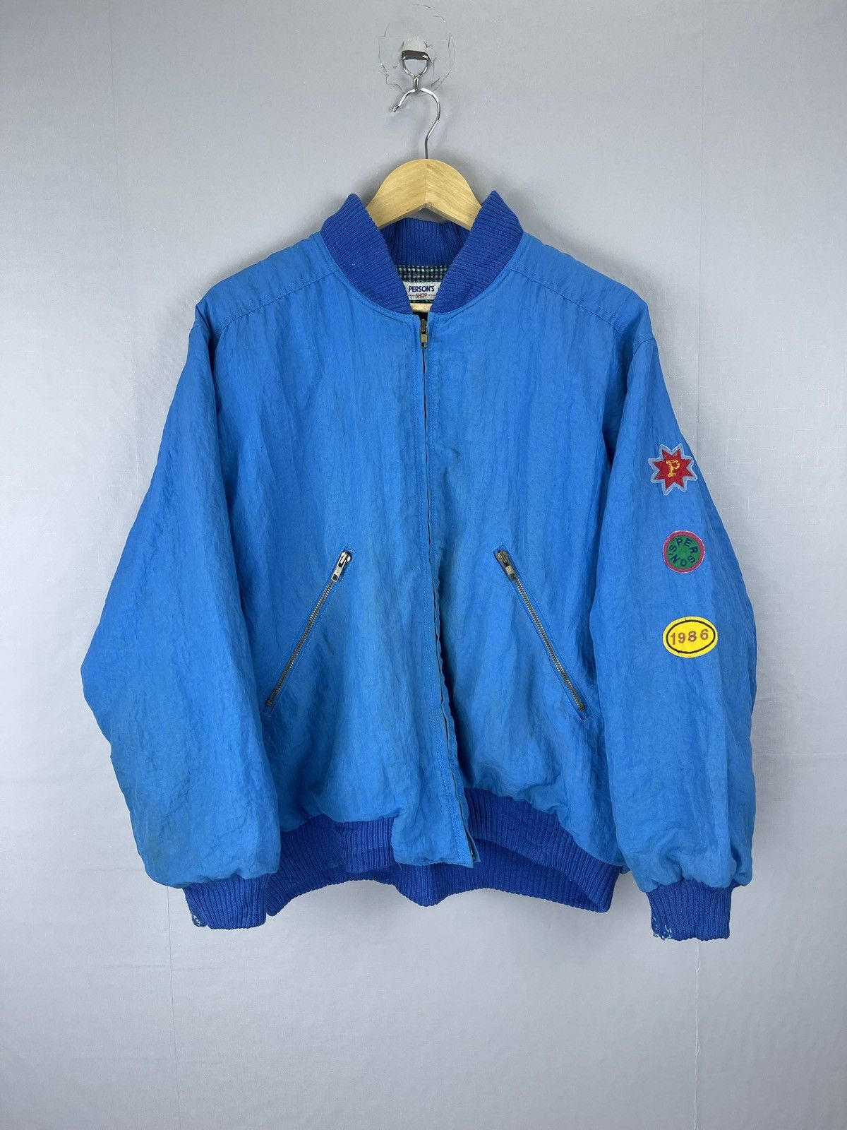 PERSON'S 🔥80s Person’s Big Carpet Patches Bomber Jacket Size US XL / EU 56 / 4 - 2 Thumbnail