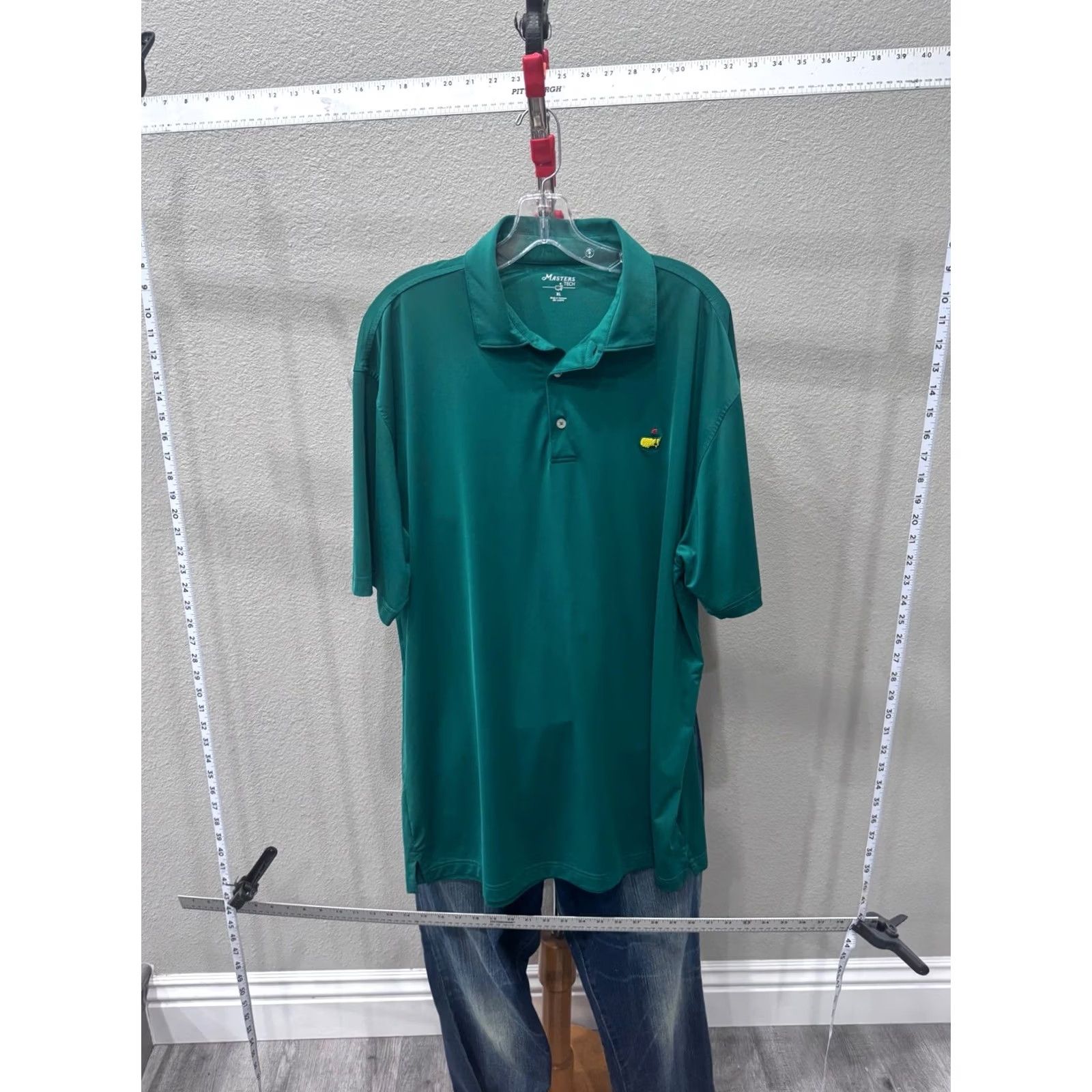 Vintage Masters Agusta Green Golf POLO SHIRT XL Men XS? Size US XL / EU 56 / 4 - 3 Thumbnail