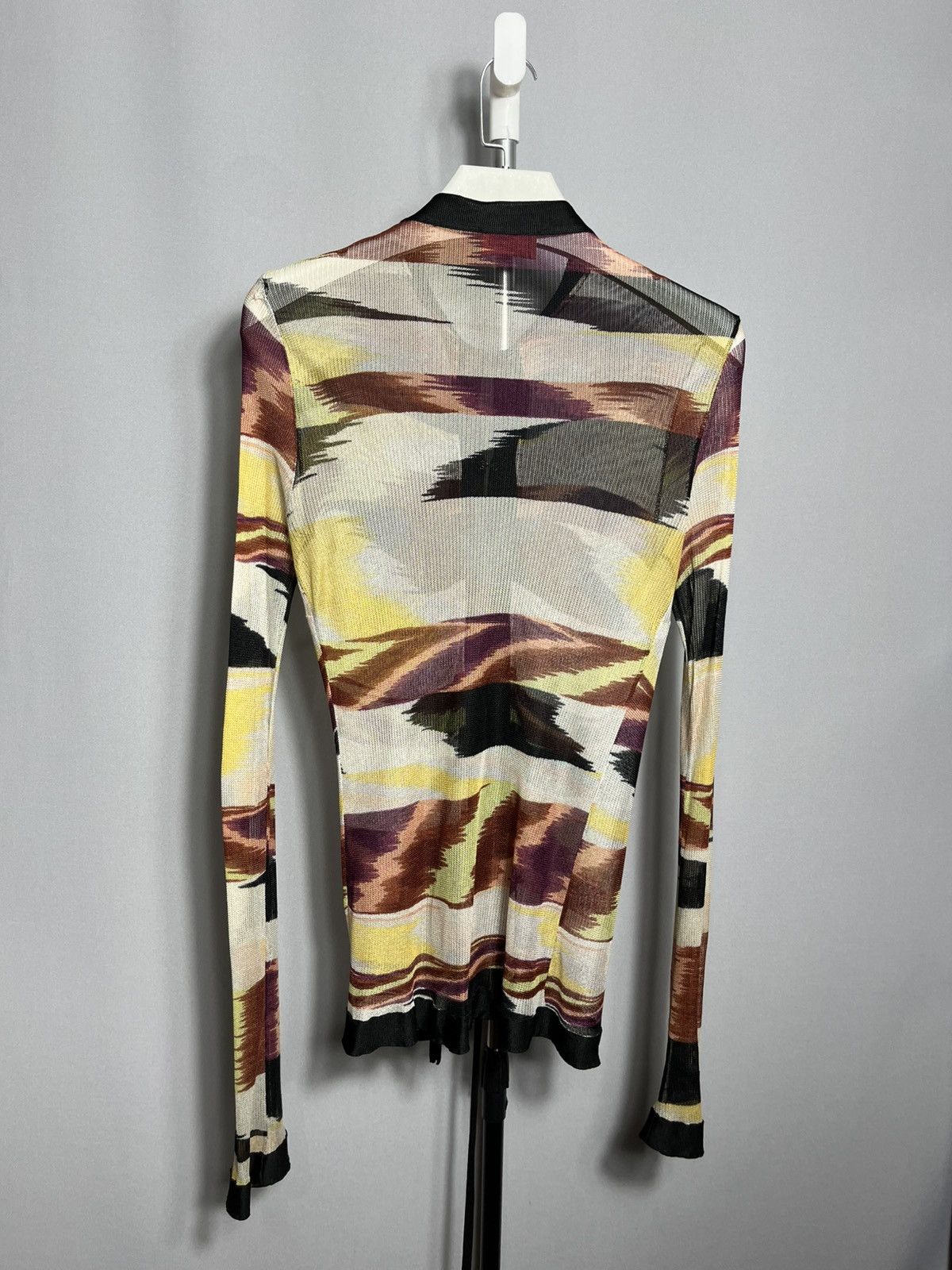 Missoni Missoni shirt women’s Italy top hook check rayon viscose Size L / US 10 / IT 46 - 8 Thumbnail